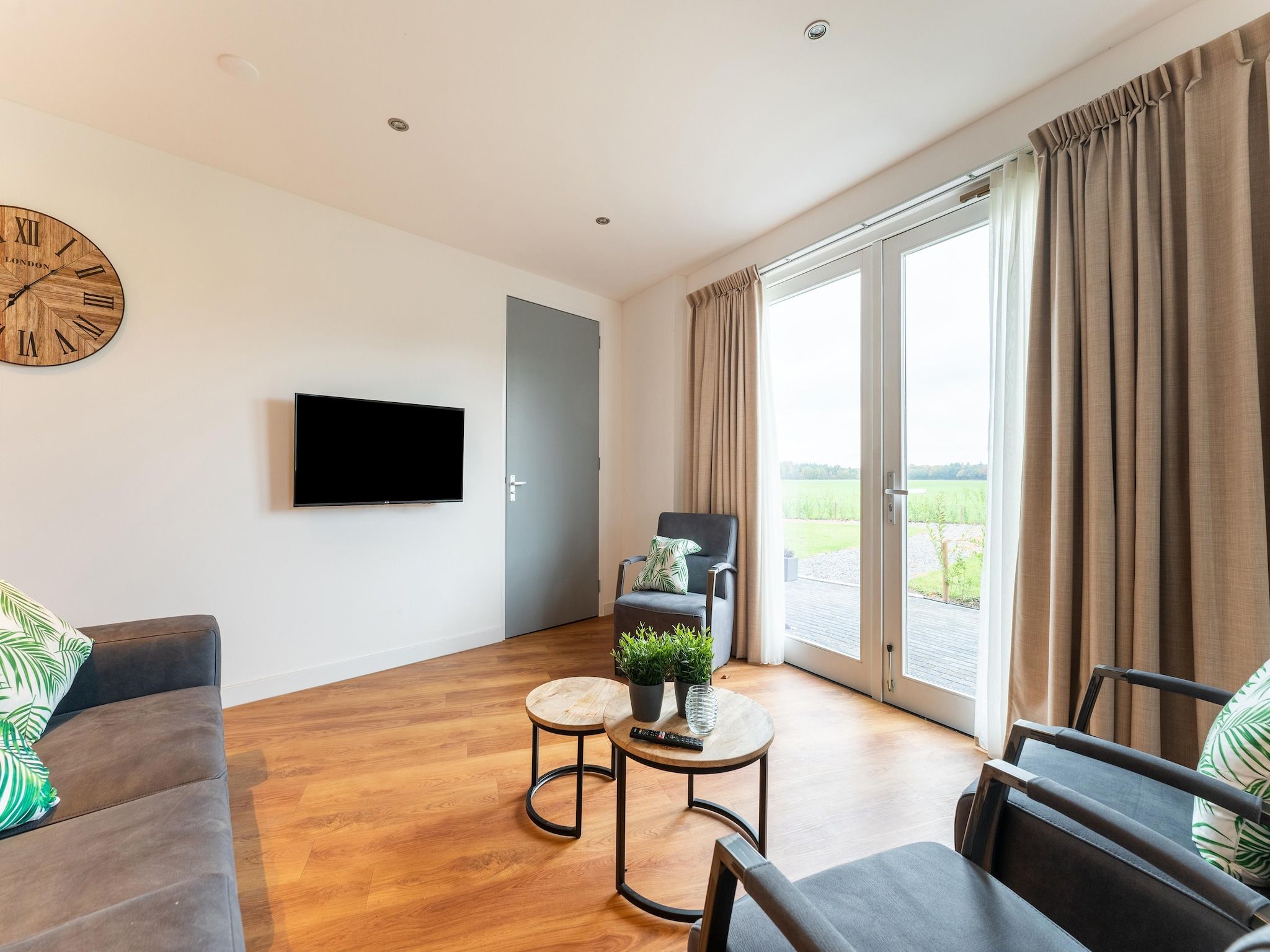 De woonkamer van NR 2 in Goirle