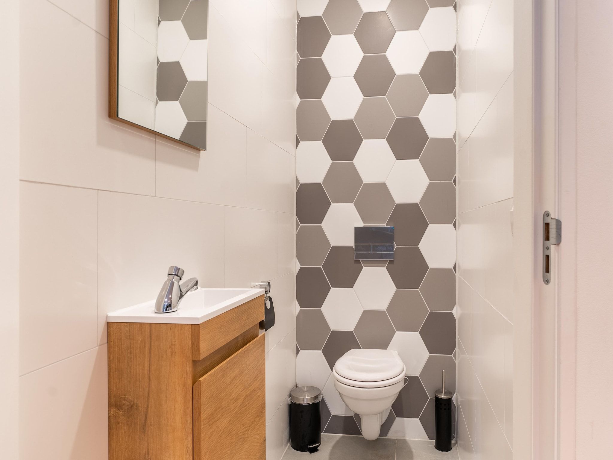 De badkamer van NR 2 in Goirle