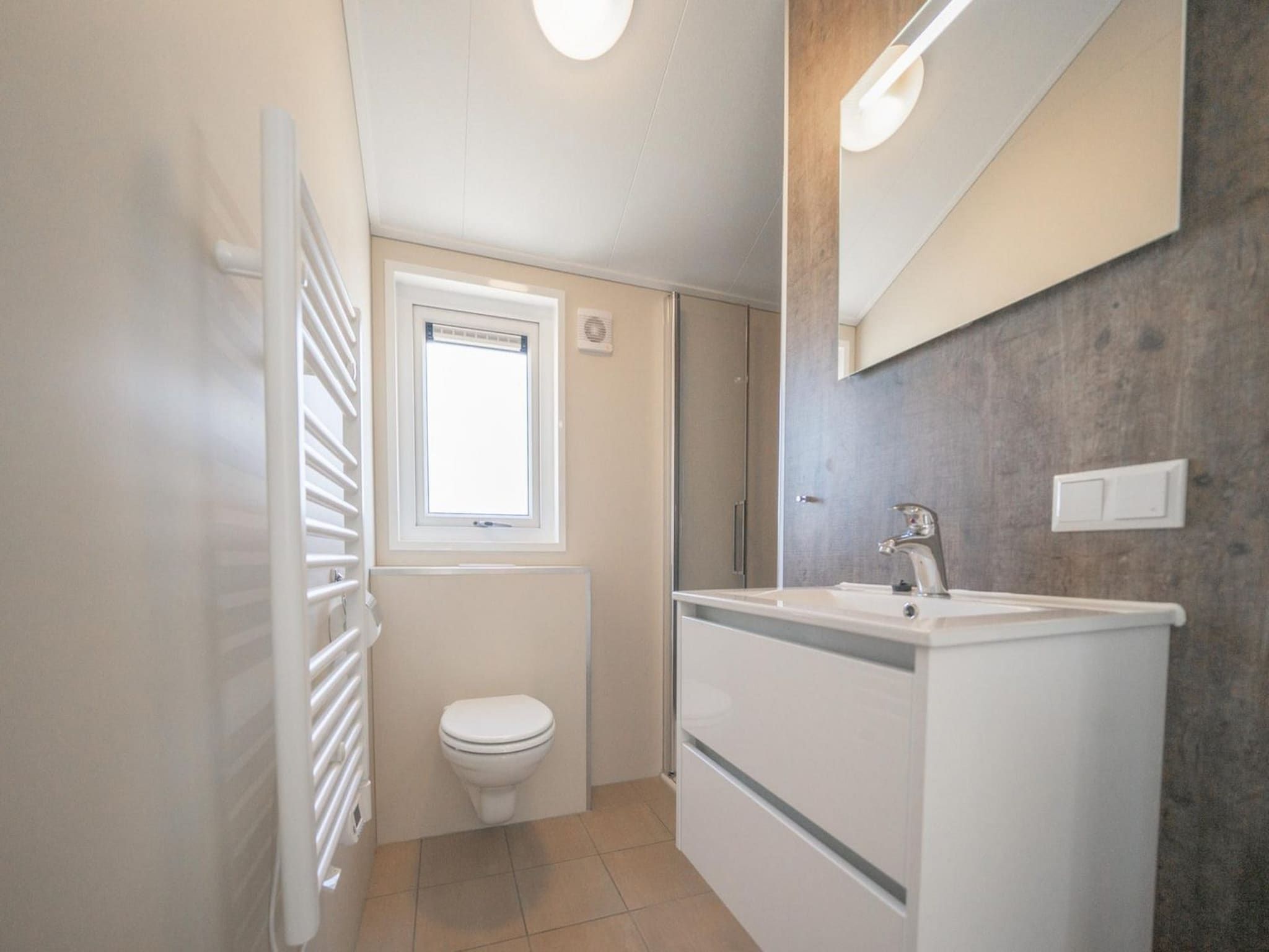 De badkamer van Velthorst 4 in Kampen
