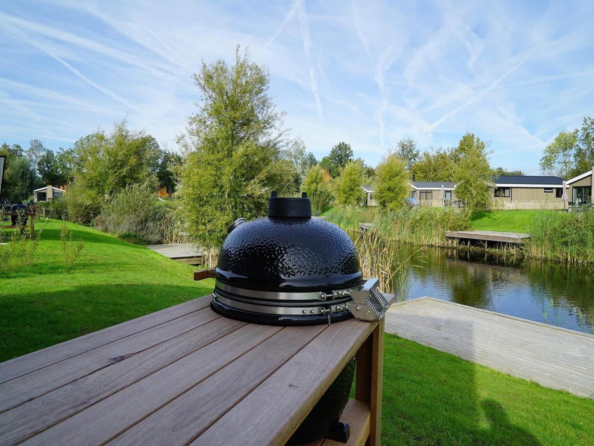 Het uitzicht vanaf Just Nature 6 in Kampen