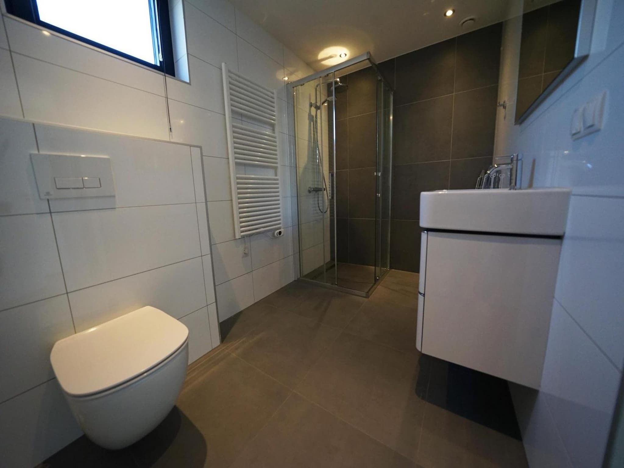 De badkamer van Resort De IJssel Eilanden 8 in Kampen