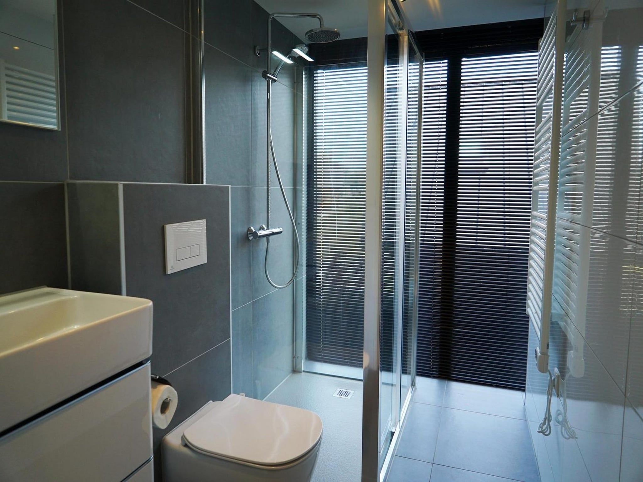 De badkamer van Resort De IJssel Eilanden 8 in Kampen