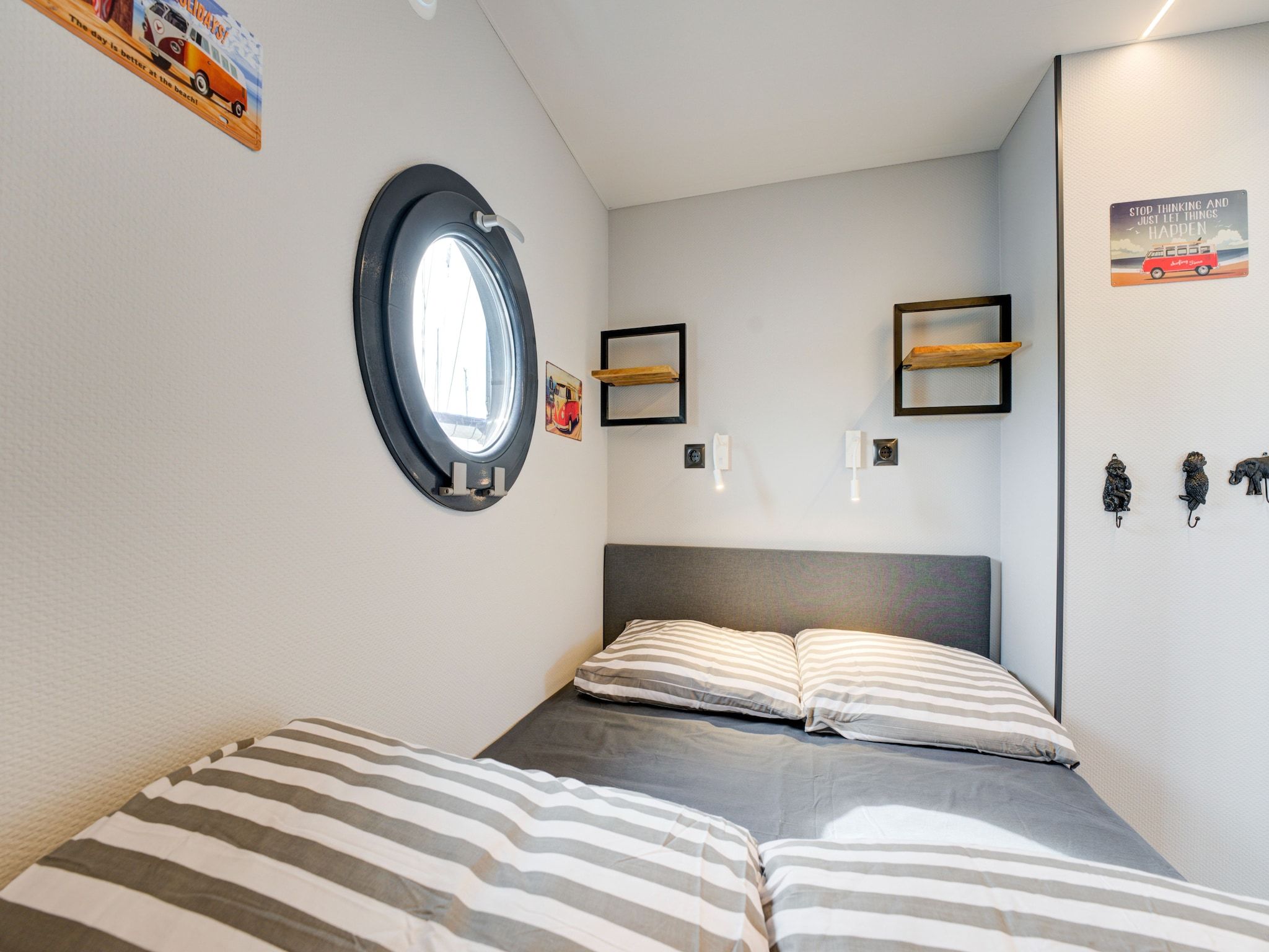 Een slaapkamer van La Belle Vie in Volendam