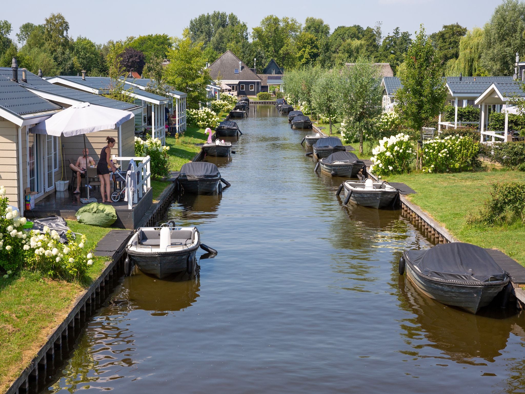 Parkfaciliteiten bij Vakantiepark Giethoorn 8 in Giethoorn