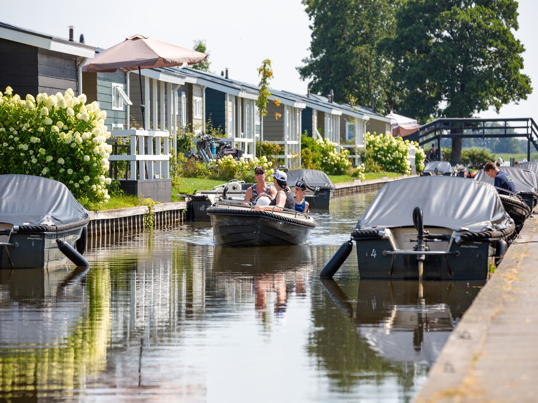 Parkfaciliteiten bij Vakantiepark Giethoorn 11 in Giethoorn