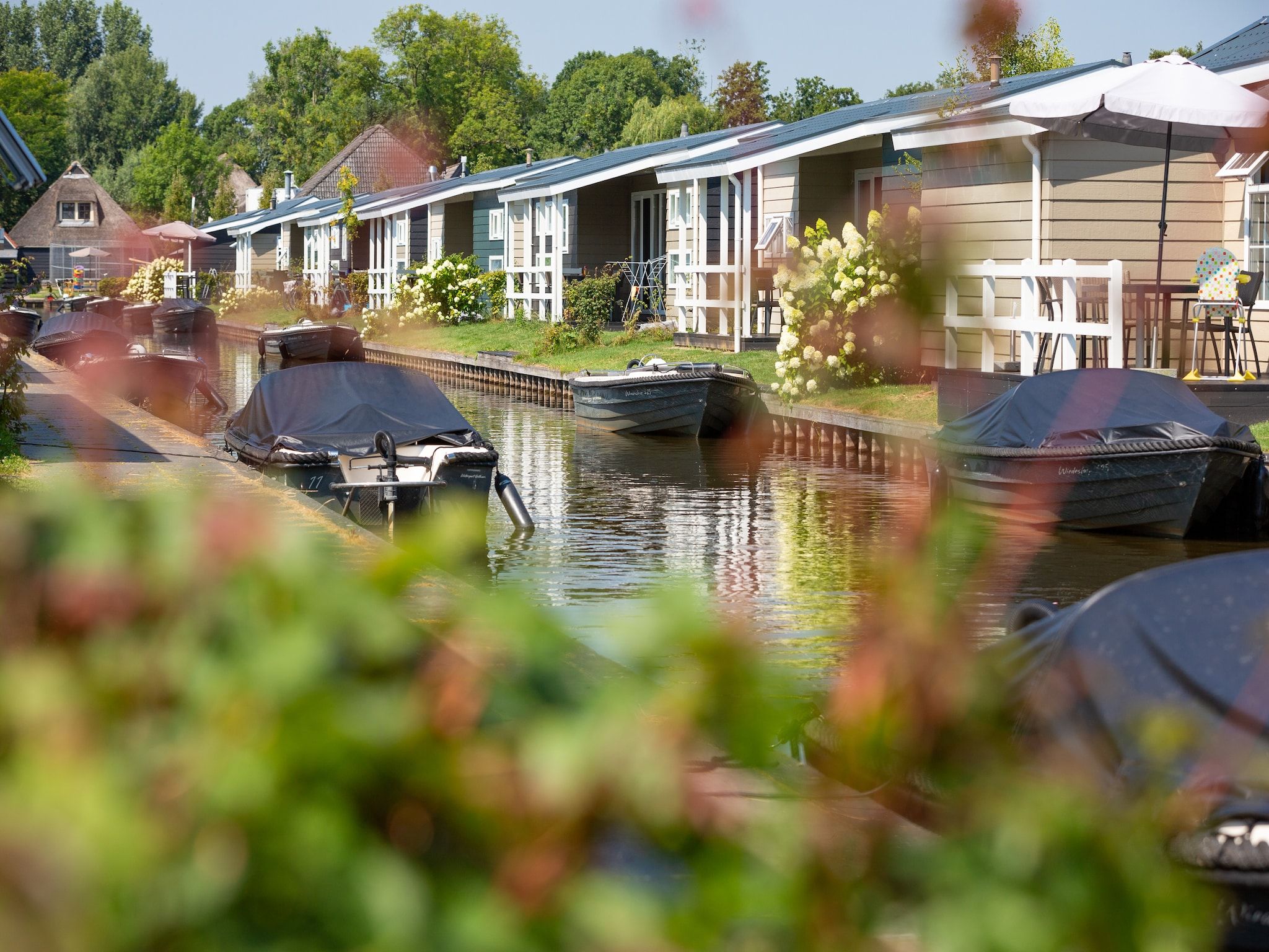 Parkfaciliteiten bij Vakantiepark Giethoorn 11 in Giethoorn