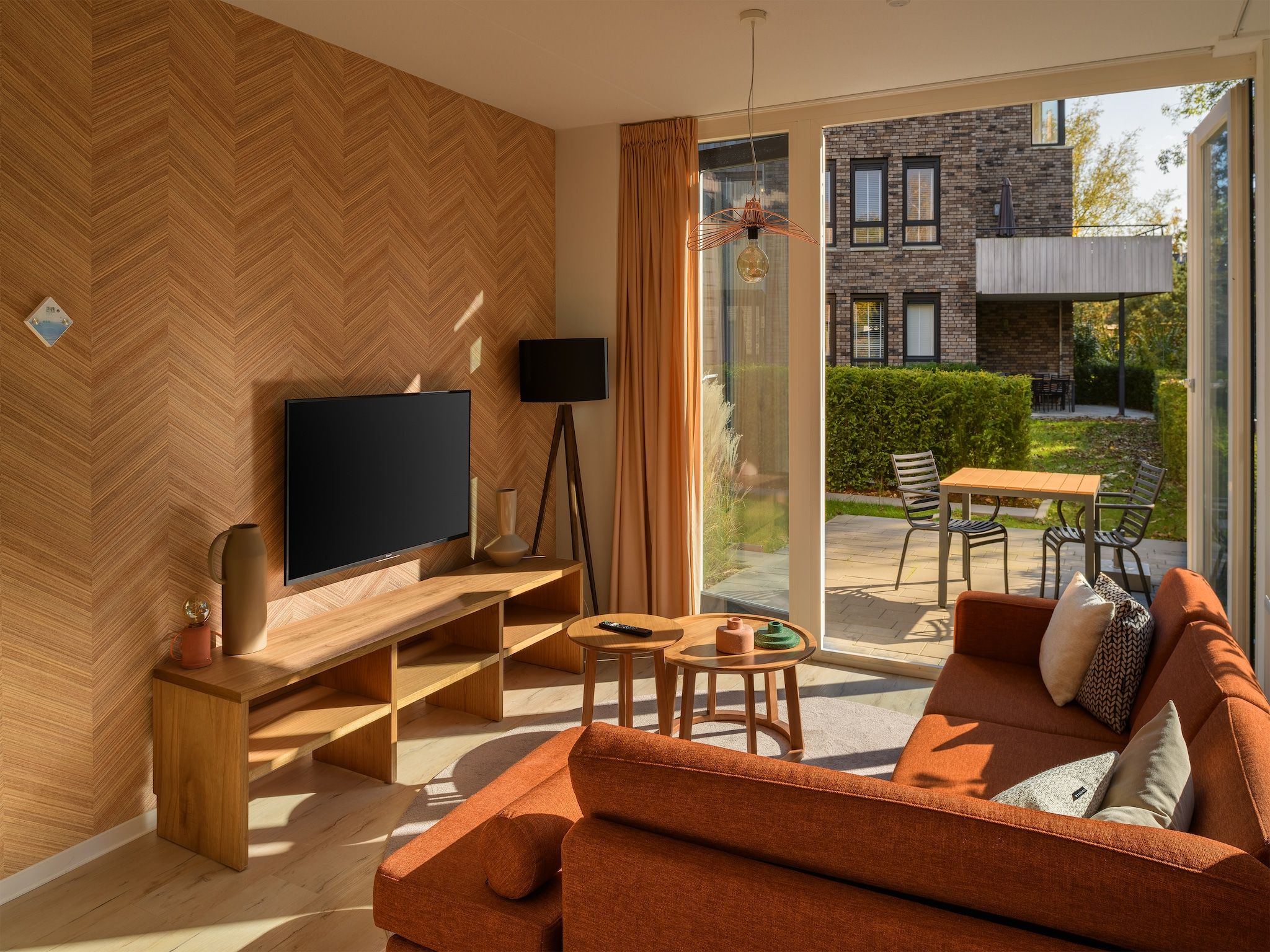 De woonkamer van Resort Maastricht 32 in Maastricht