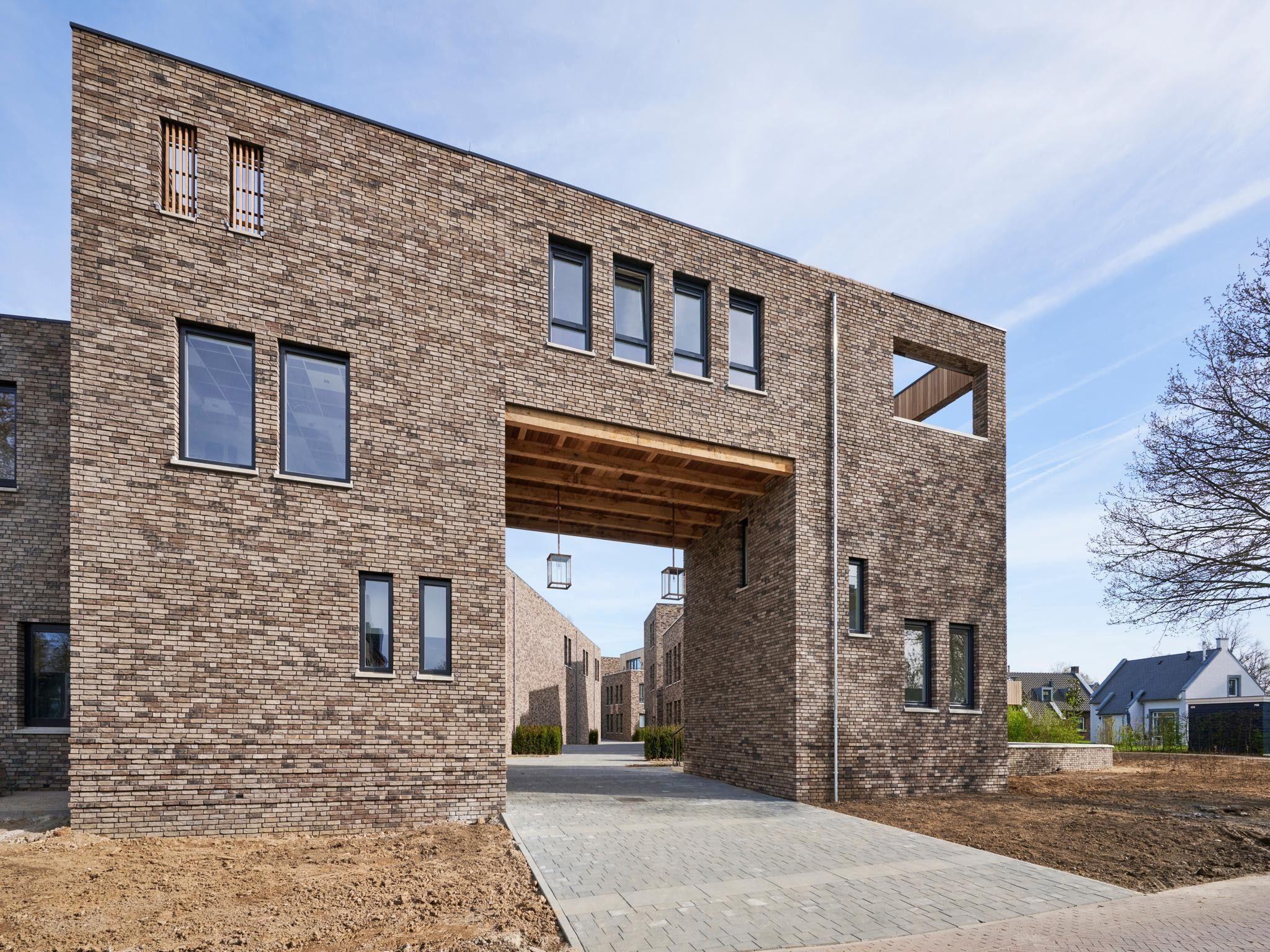 De buitenkant van Resort Maastricht 34 in Maastricht