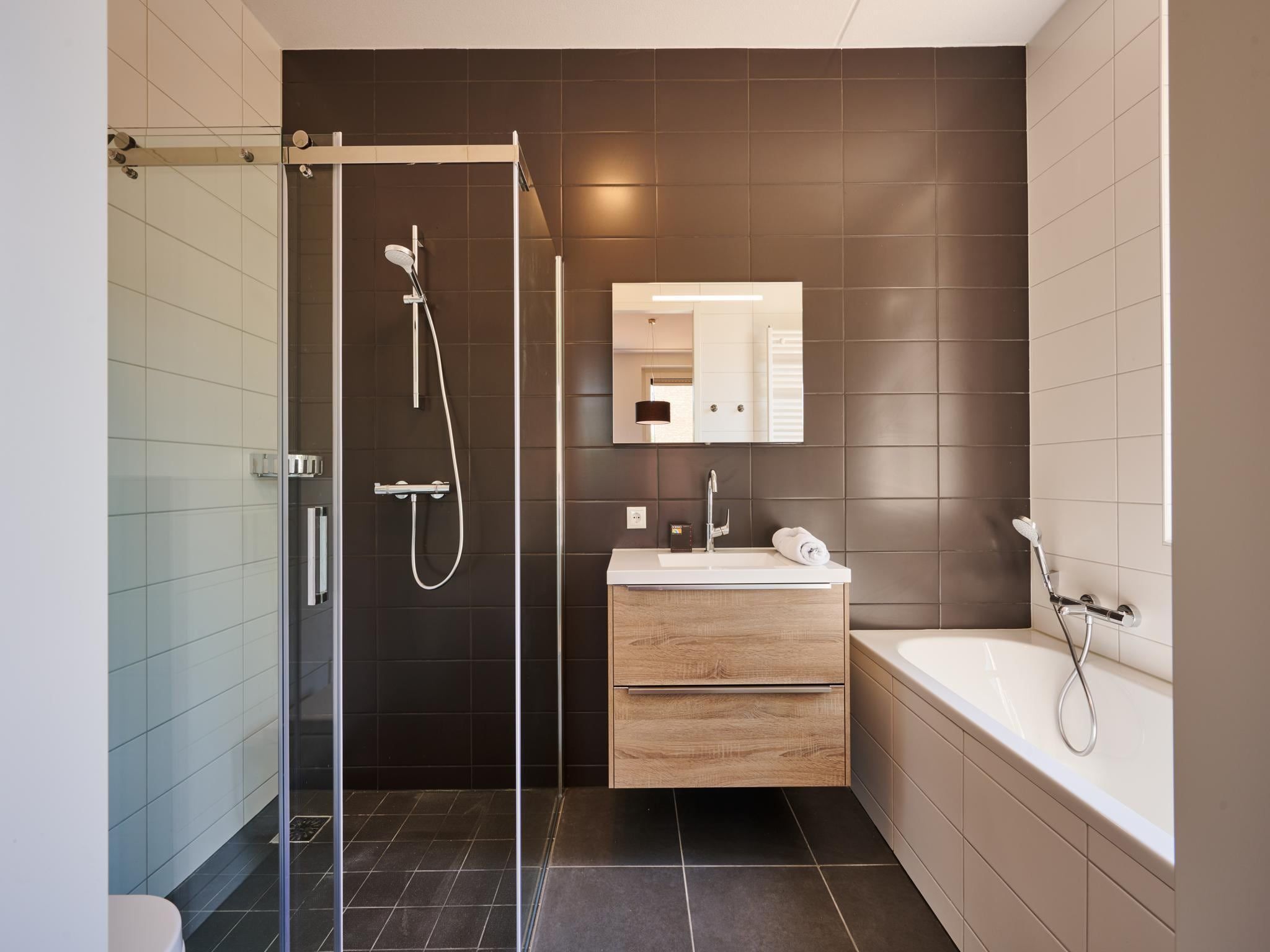 De badkamer van Resort Maastricht 34 in Maastricht