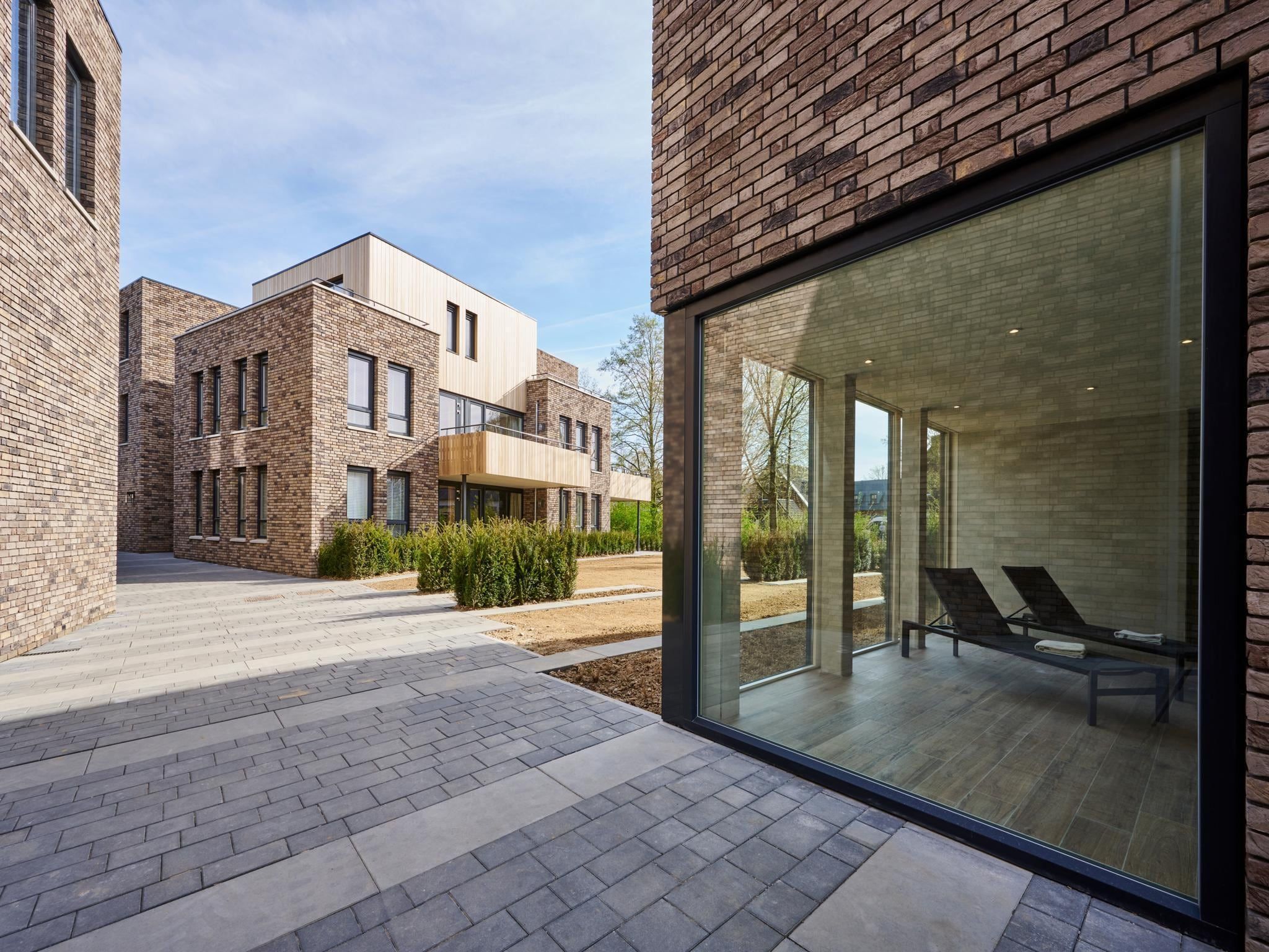 De buitenkant van Resort Maastricht 36 in Maastricht