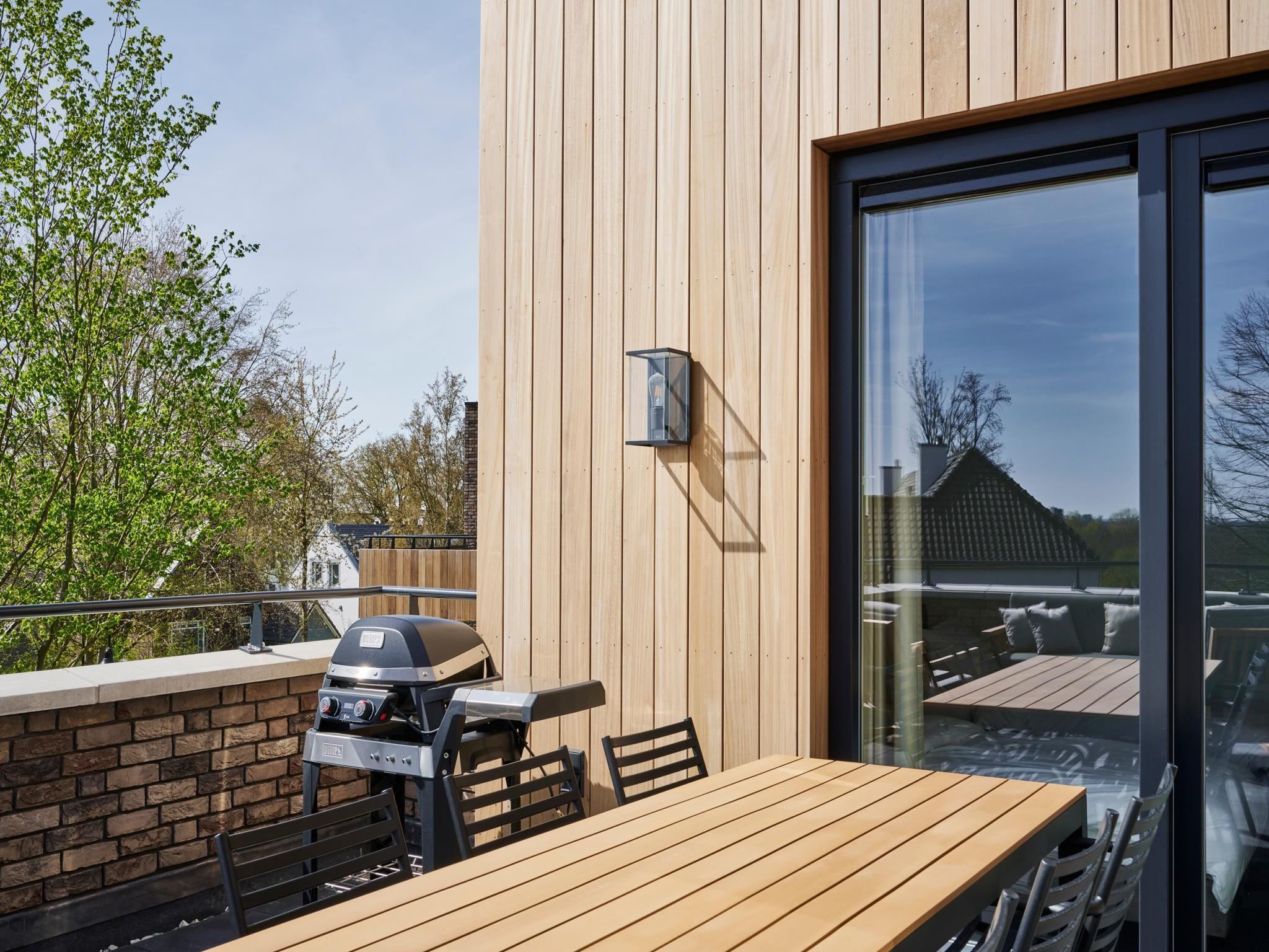 Het terras van Resort Maastricht 37 in Maastricht