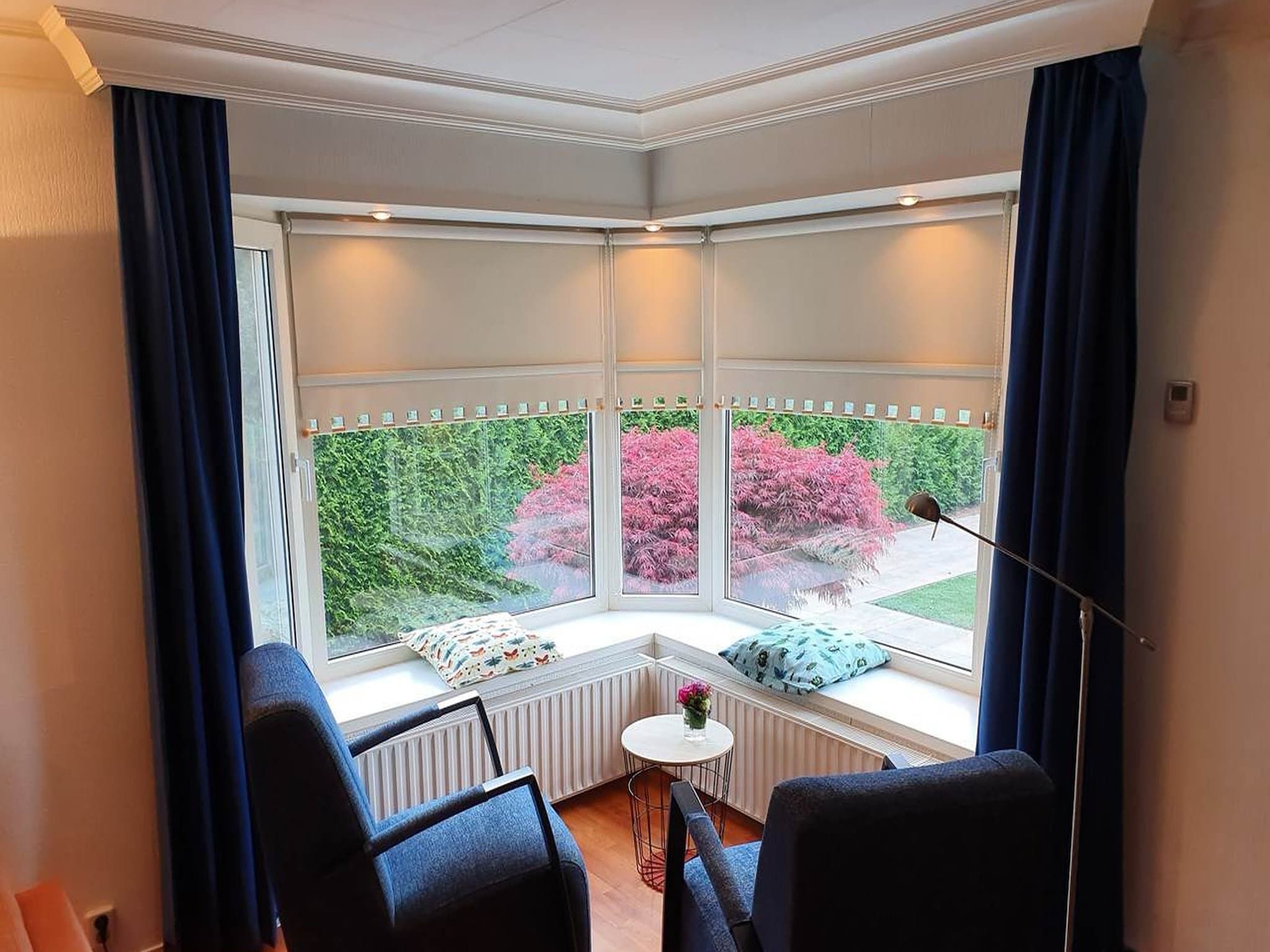 De woonkamer van Koperwiek in Garderen