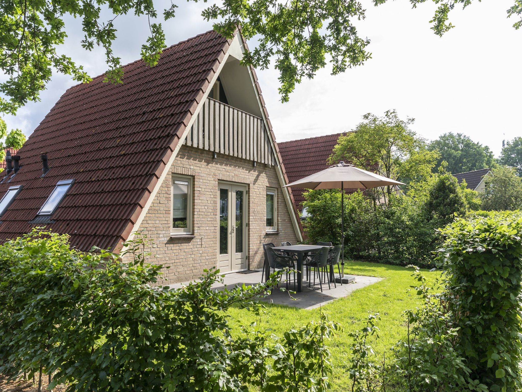 De buitenkant van Vakantie bij Meeussen - Molendal 2 in Plasmolen