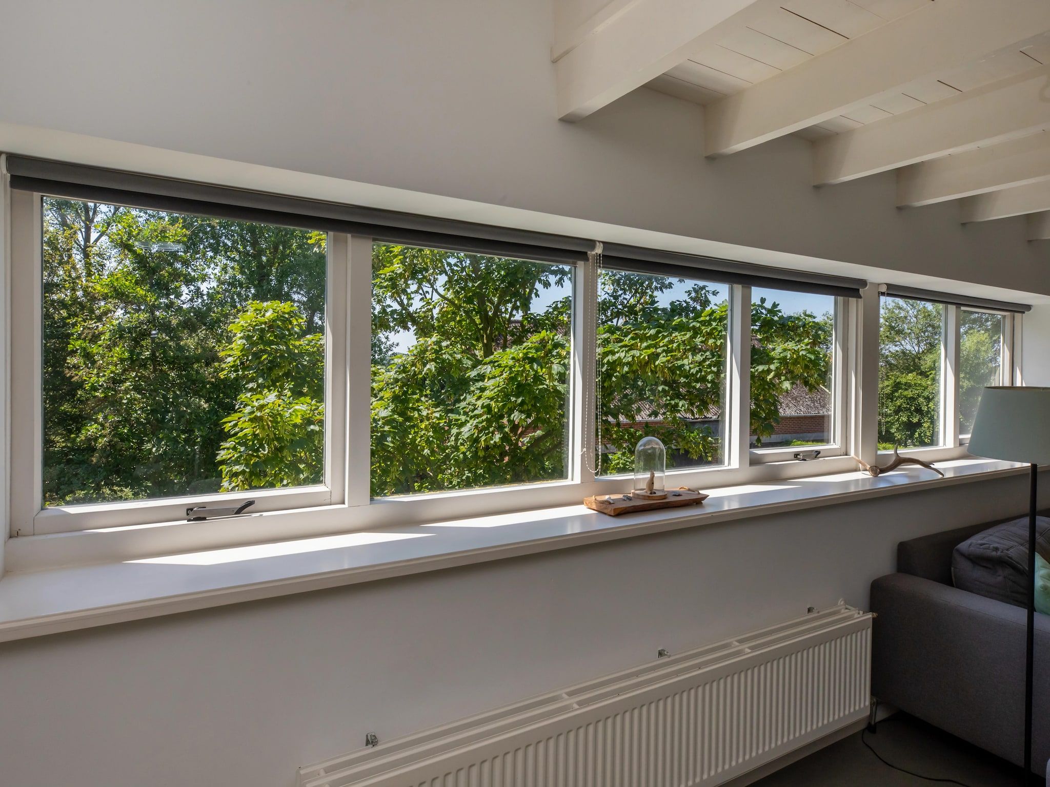 Het uitzicht vanaf Appartement - Kon Emmaweg 6  Vrouwenpolder bovenapp in Vrouwenpolder