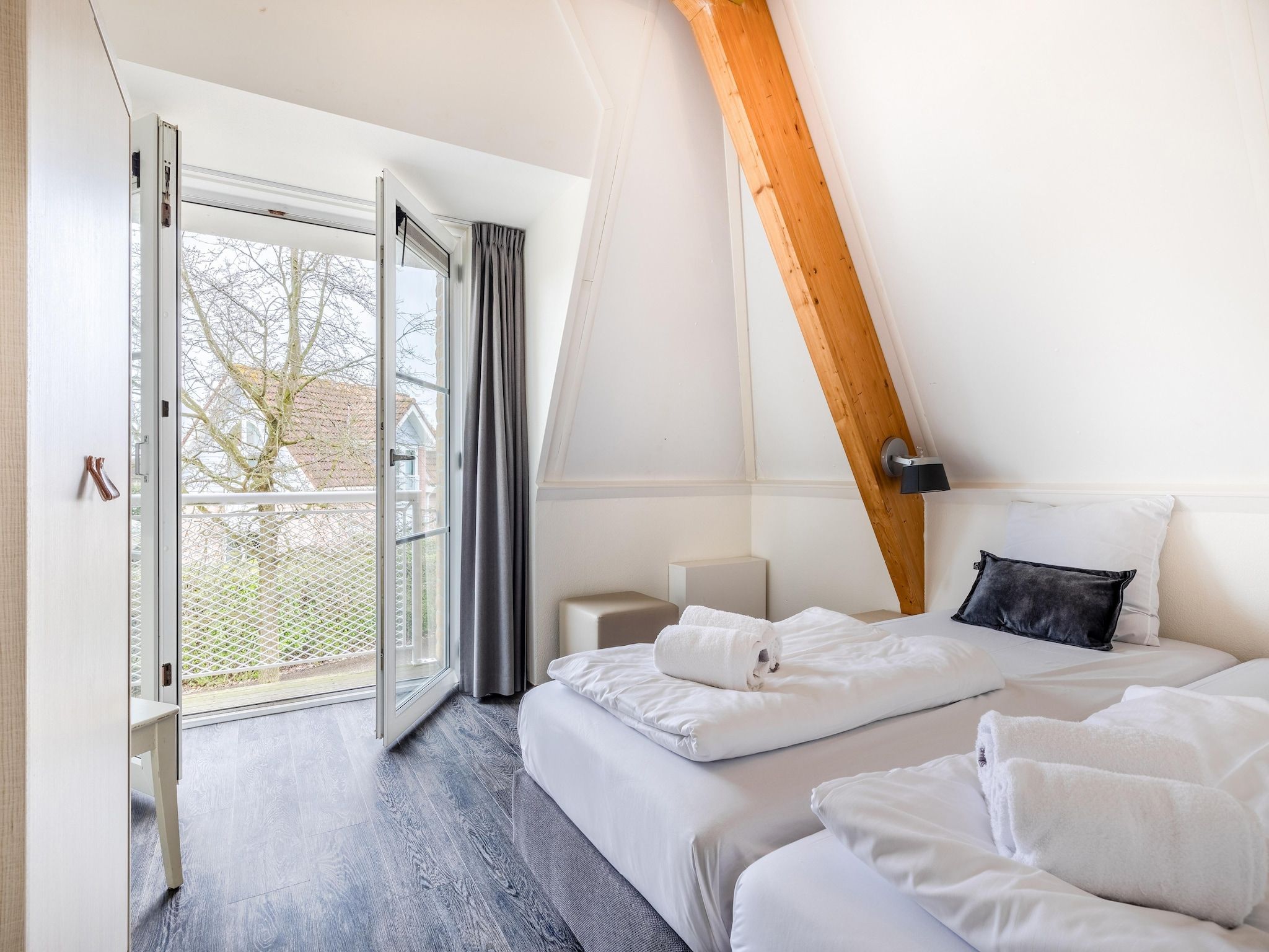 Een slaapkamer van Noordzee Résidence De Banjaard 21 in Kamperland