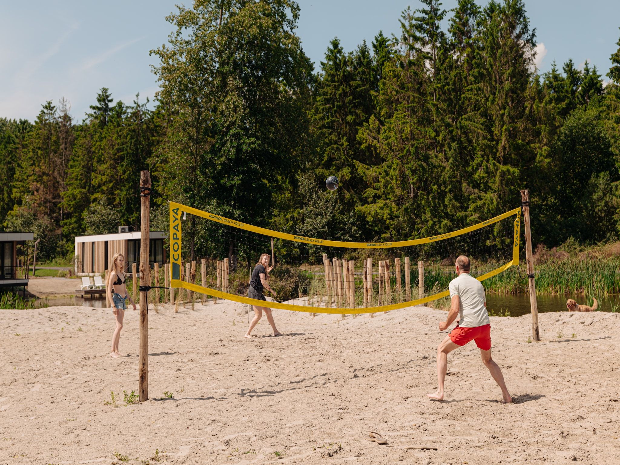 Parkfaciliteiten bij Resort de Parel 2 in Zeewolde