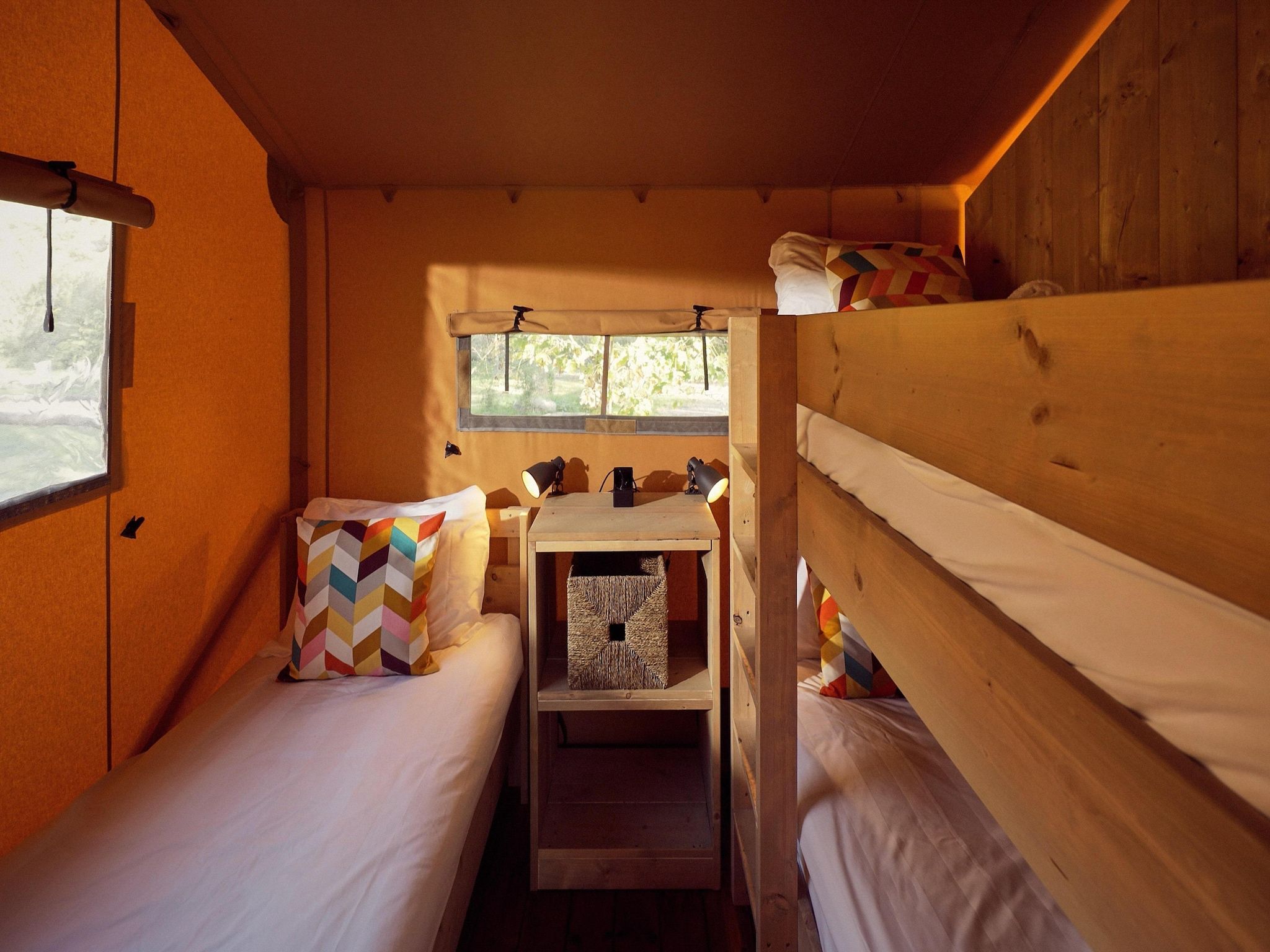 Een slaapkamer van Resort de Parel 3 in Zeewolde