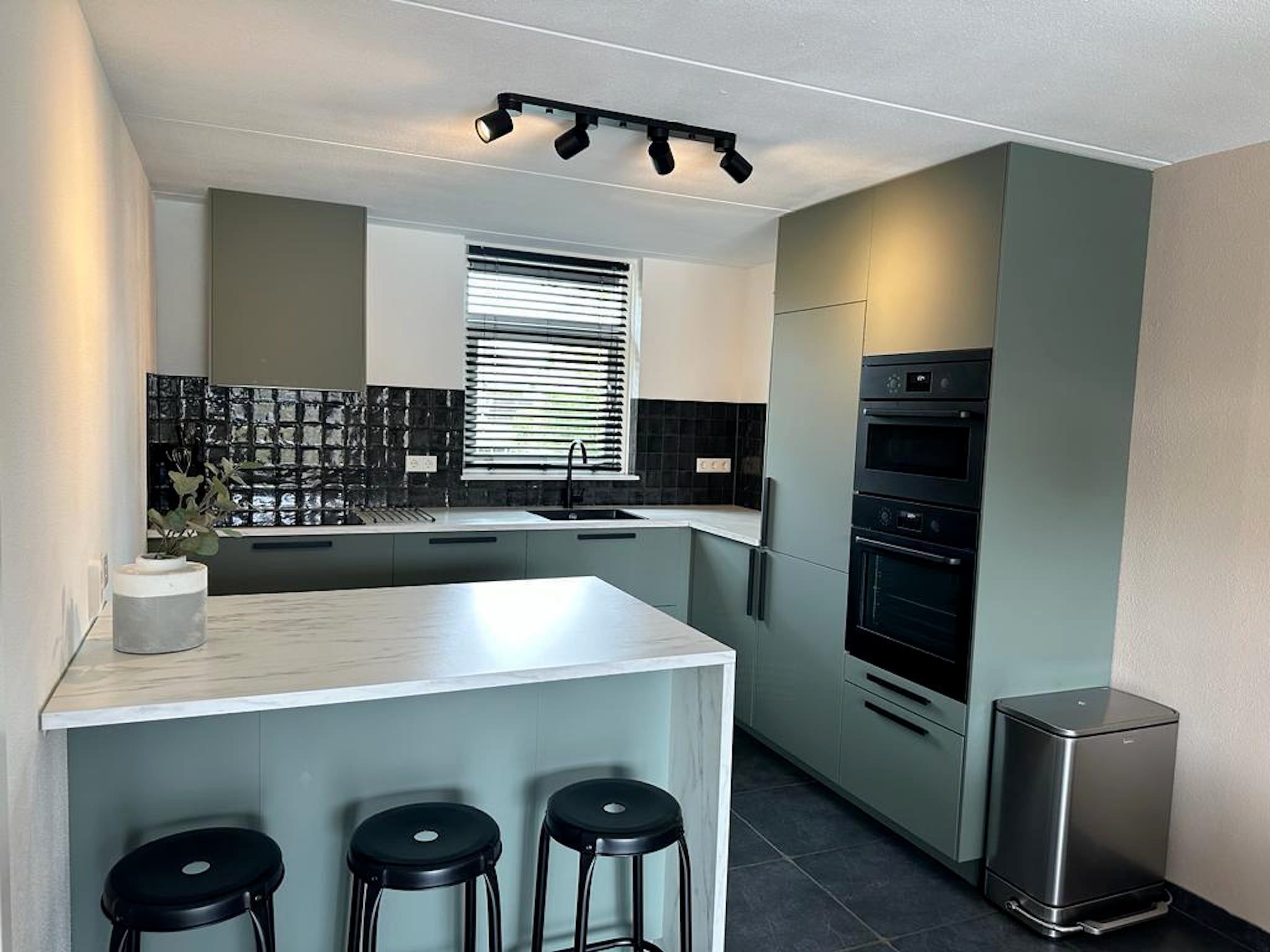 De keuken van Dijkvilla 6 in Medemblik