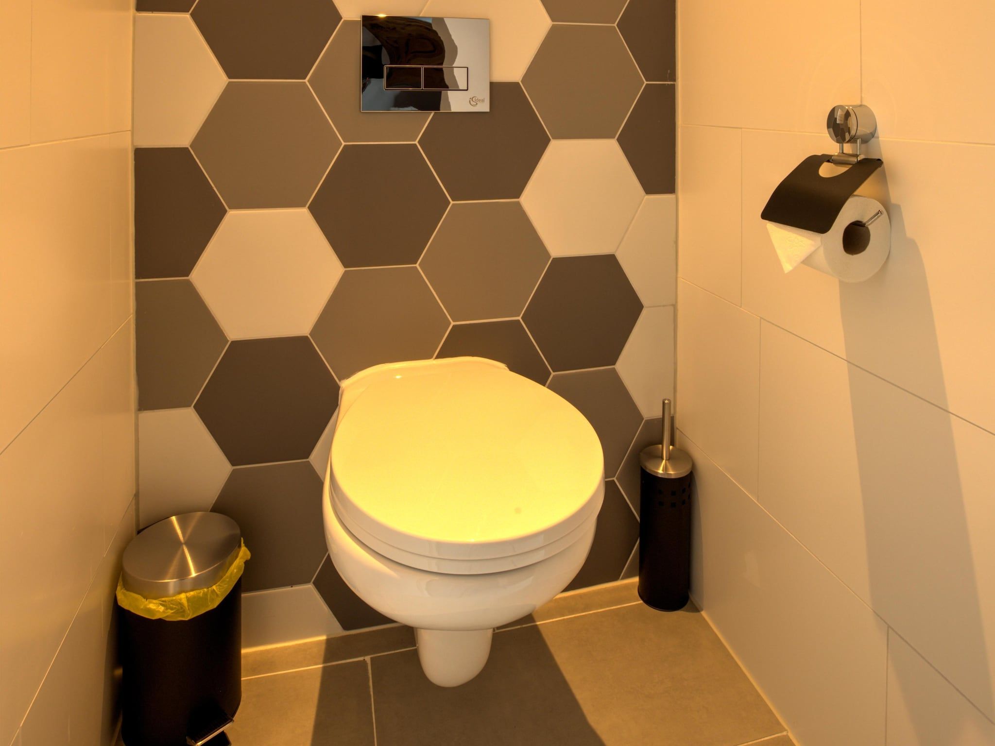 De badkamer van NR 3 in Goirle