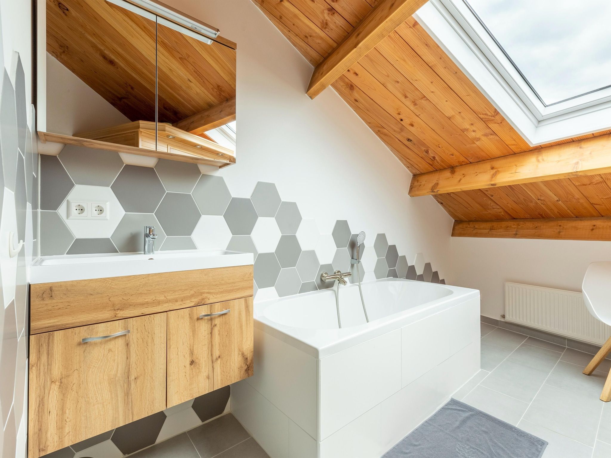 De badkamer van NR 4 in Goirle