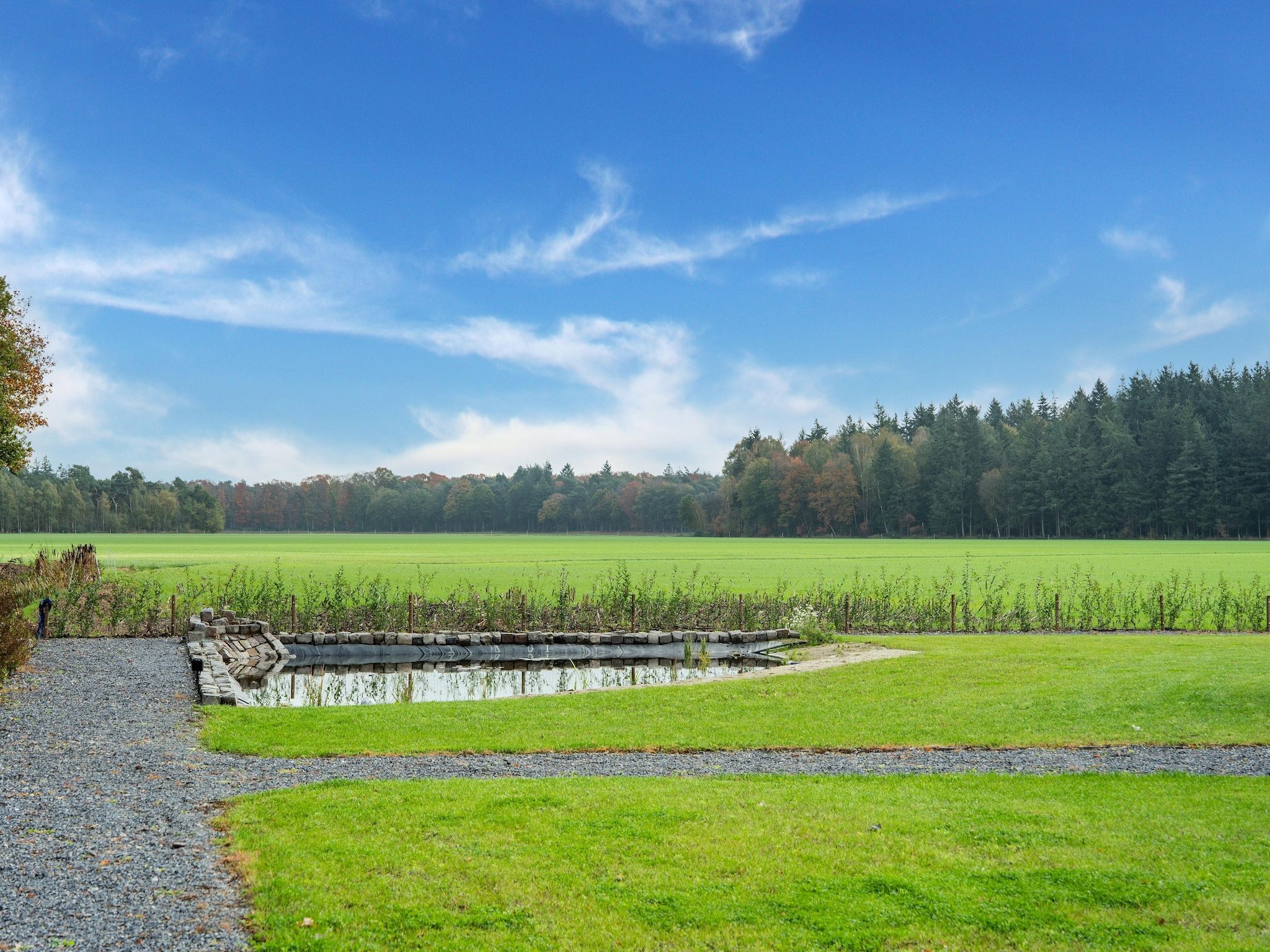 Het uitzicht vanaf NR 5 in Goirle