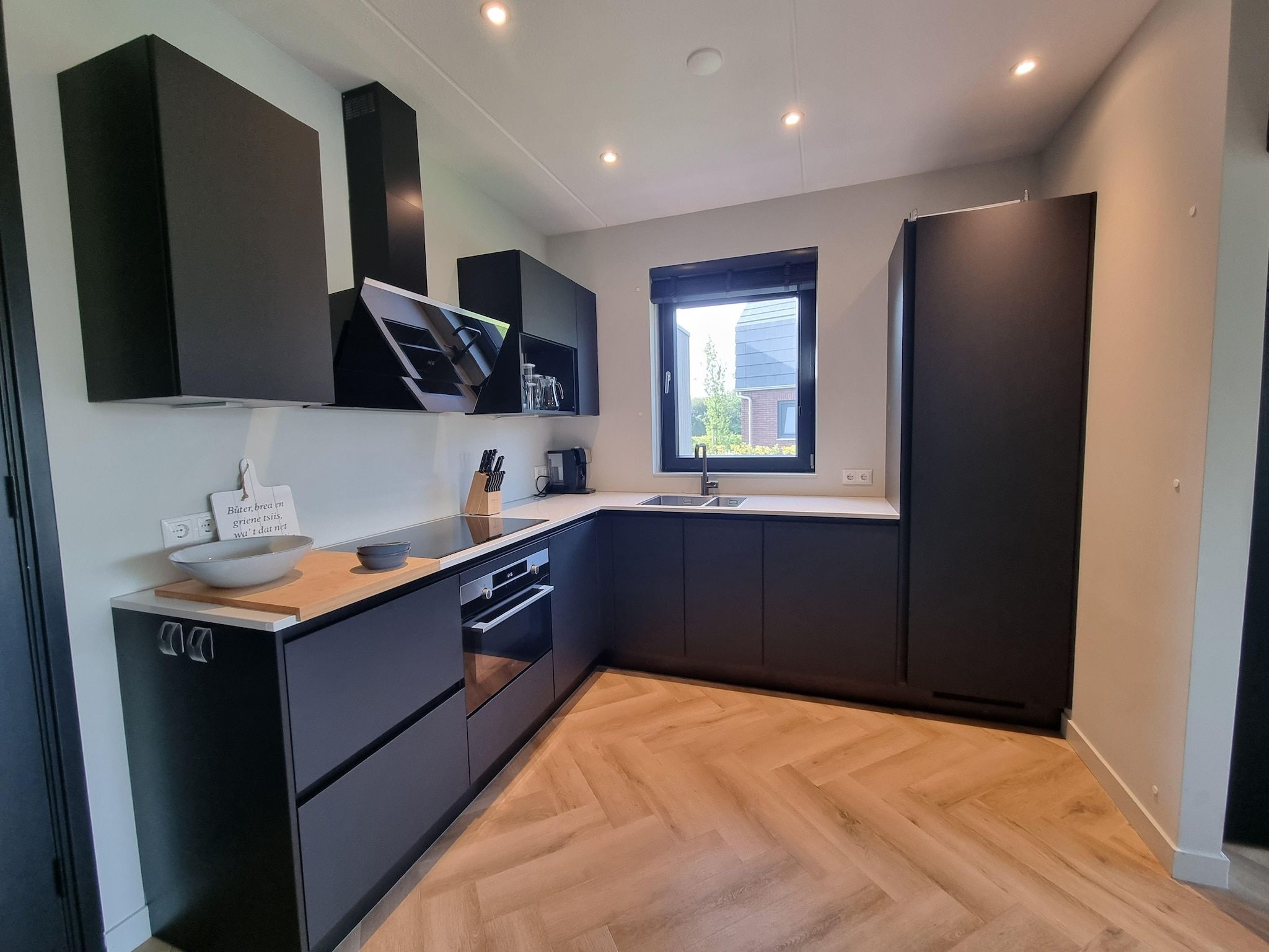 De keuken van Watervilla Acht in Balk