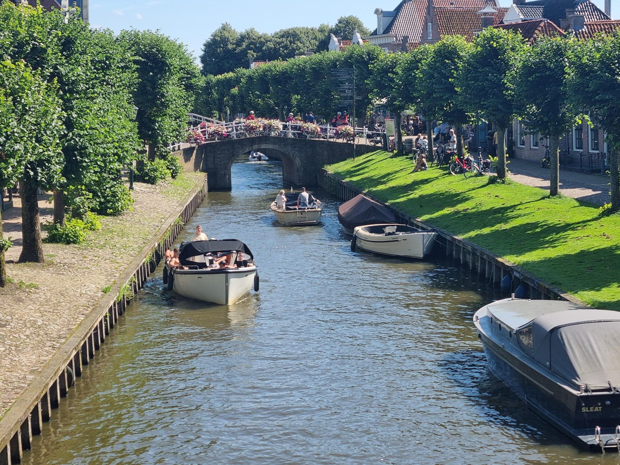De omgeving van Watervilla Ien in Balk