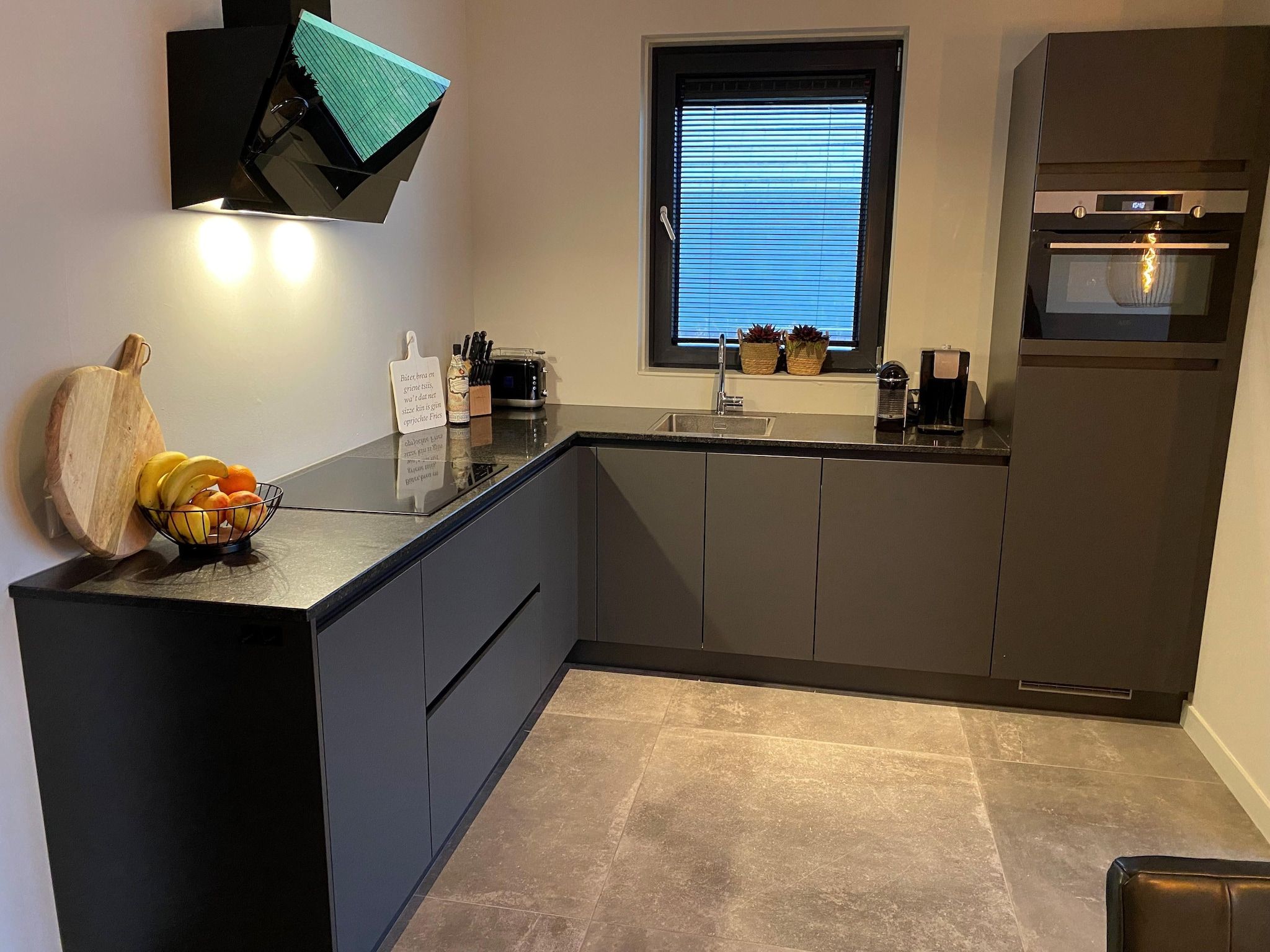 De keuken van Watervilla Fiif in Balk