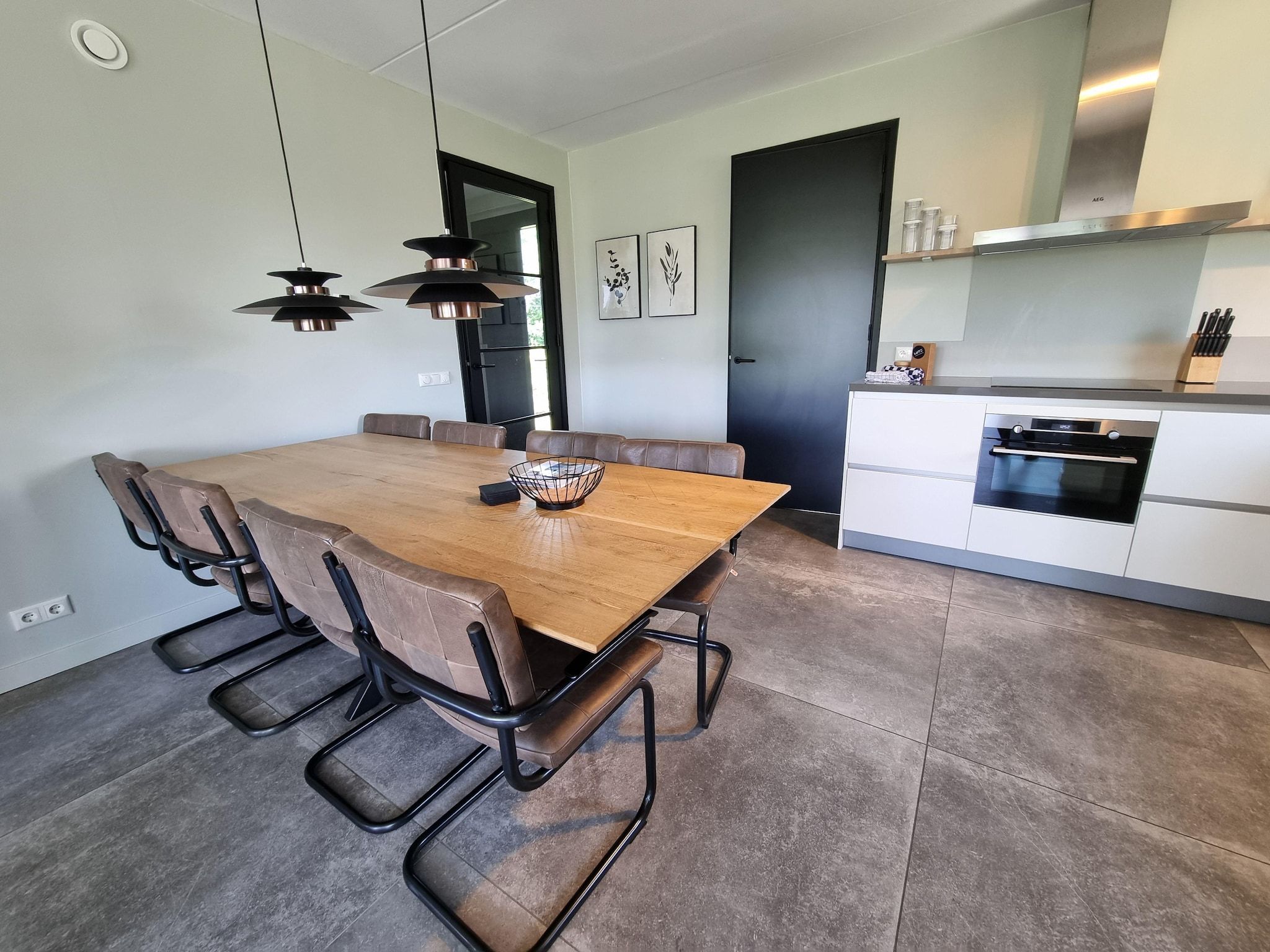 De woonkamer van Watervilla San in Balk