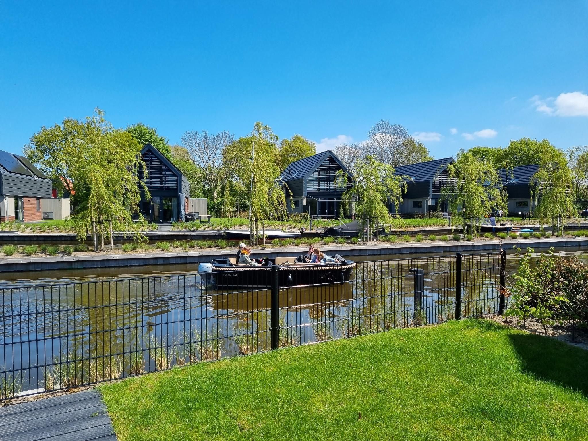 Het uitzicht vanaf Watervilla Trettjin in Balk