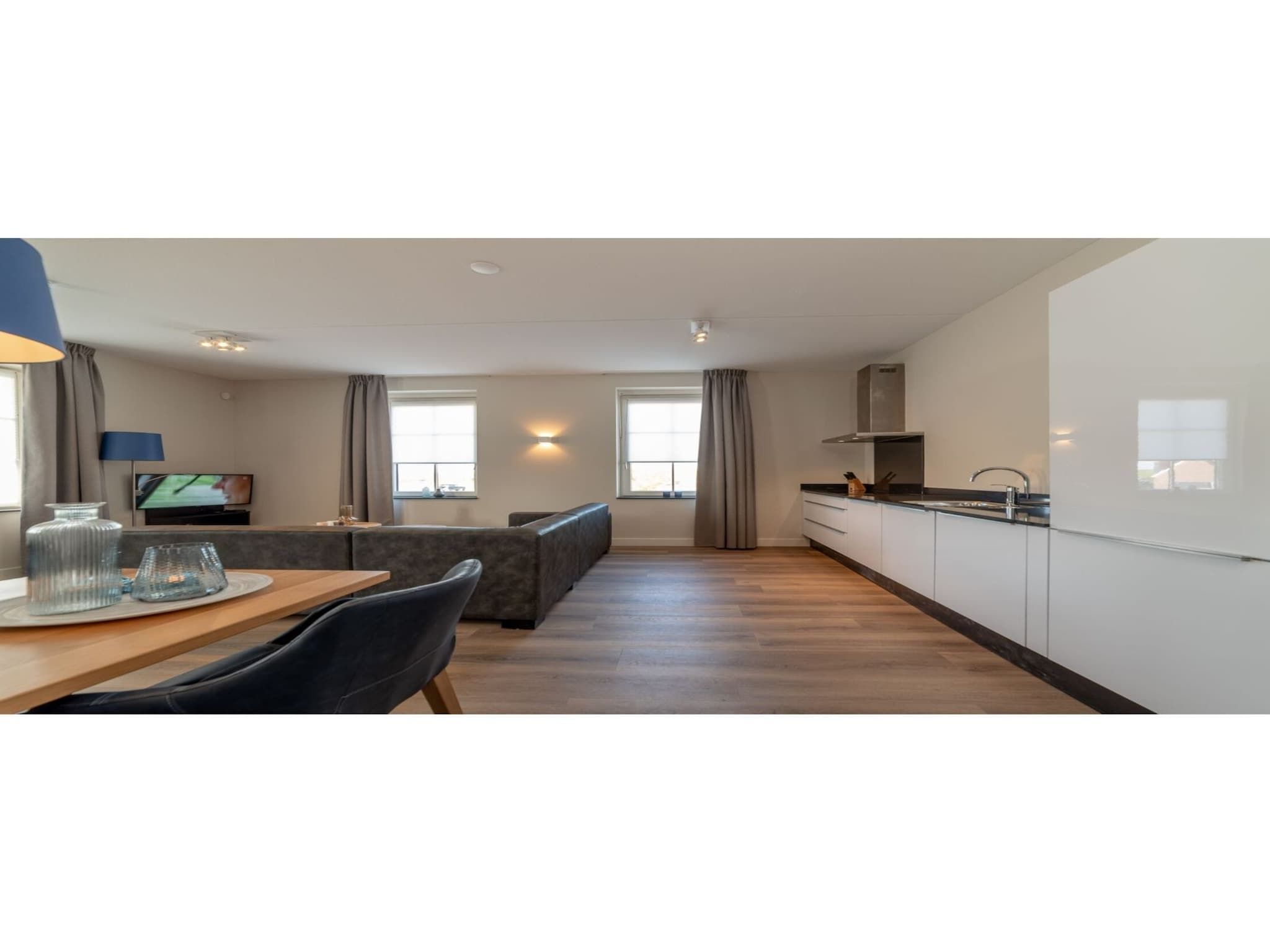 De woonkamer van Zeeuwse Parel Appartement 4 pers 1 bdk - 1 in Colijnsplaat