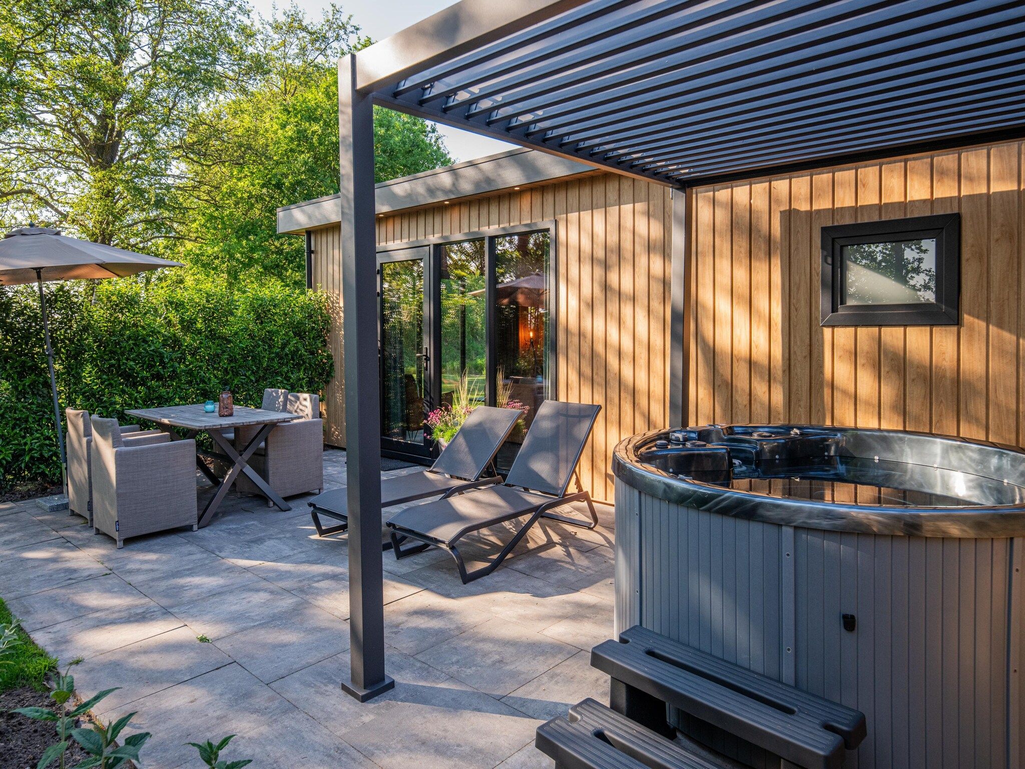 Wellness bij Wellnesslodge Scholekster 4p in Dalerveen
