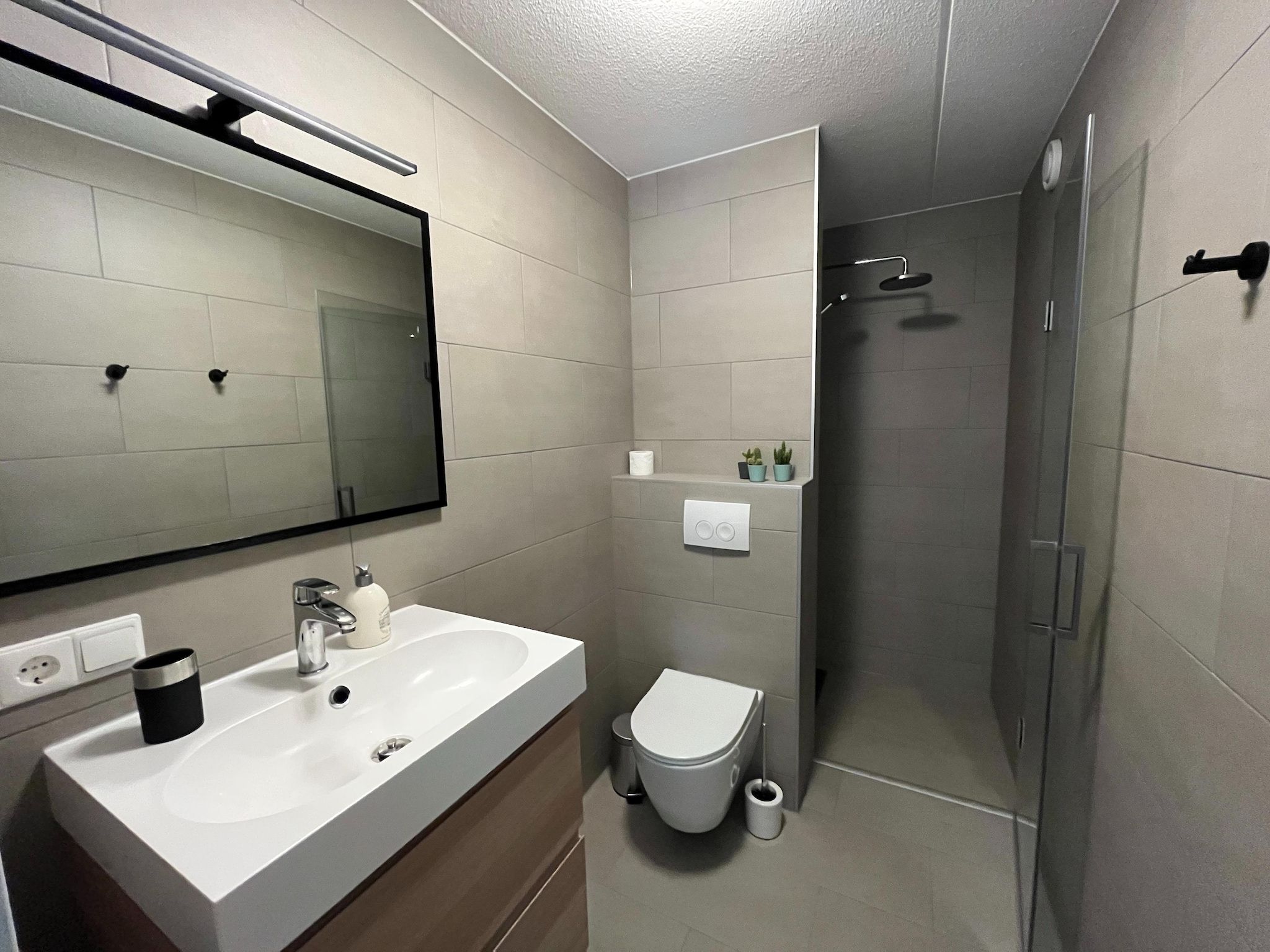 De badkamer van Energievriendelijk 't Brummelhuus H556 in Lochem