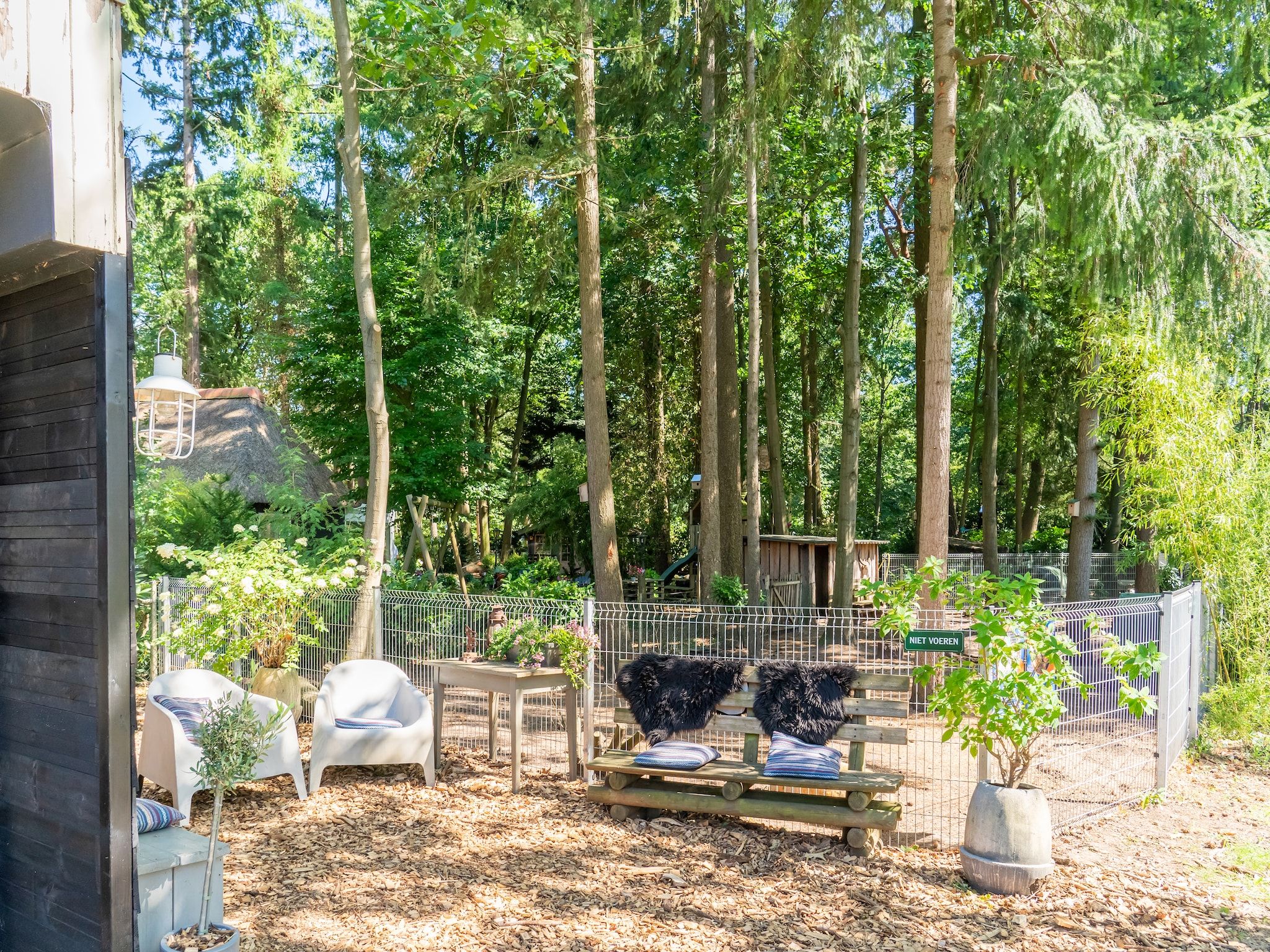 De tuin van Boschhuis Boucle in Lochem