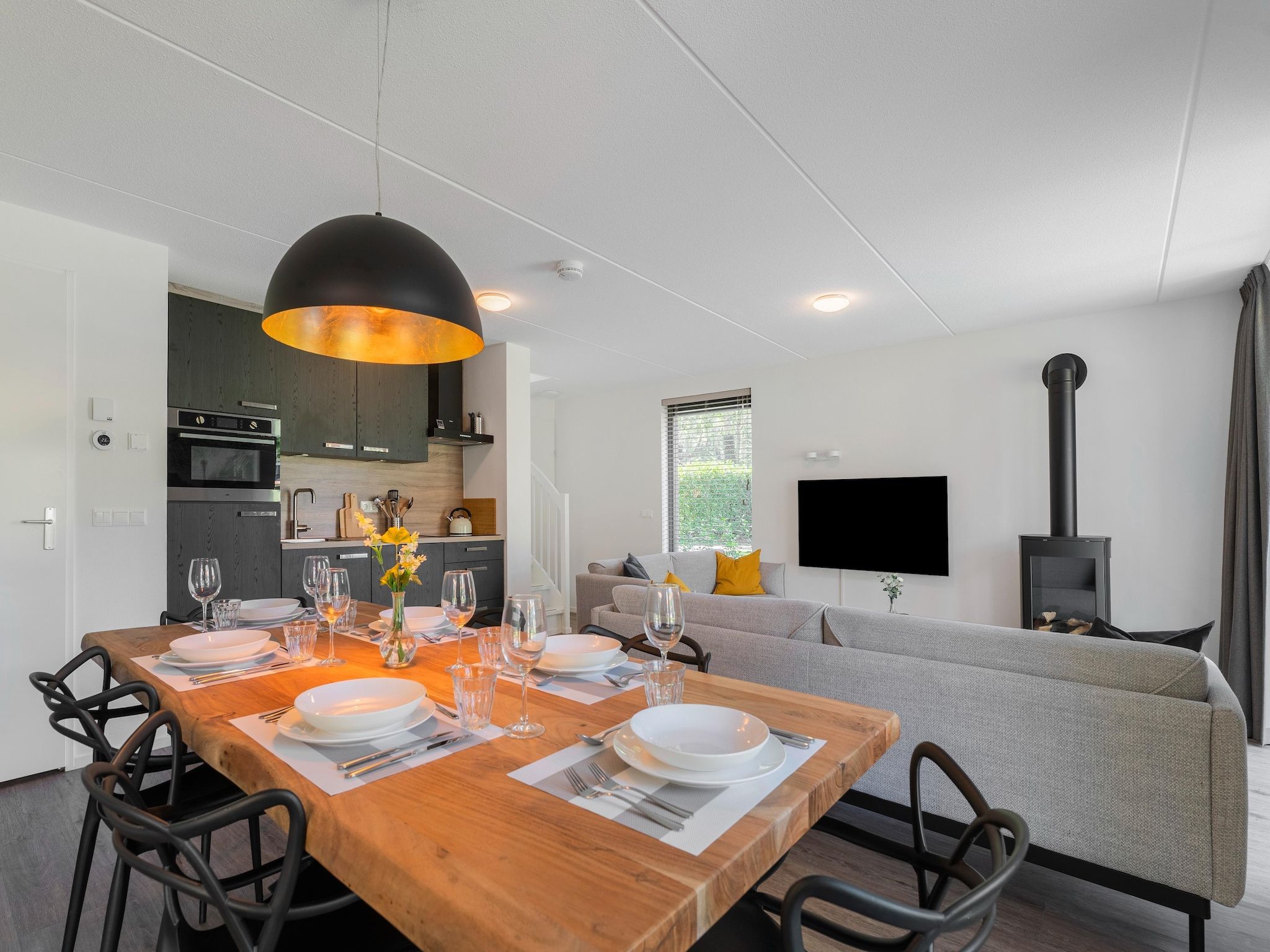 De eetkamer van Boschhuis Boucle in Lochem