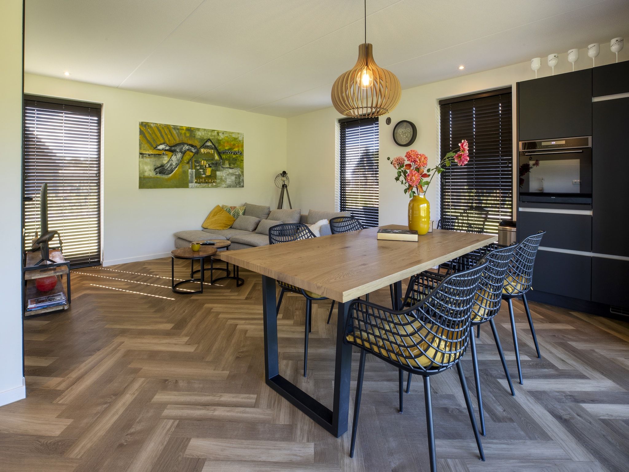 De eetkamer van Landgoed Eysinga State 5 in Sint Nicolaasga