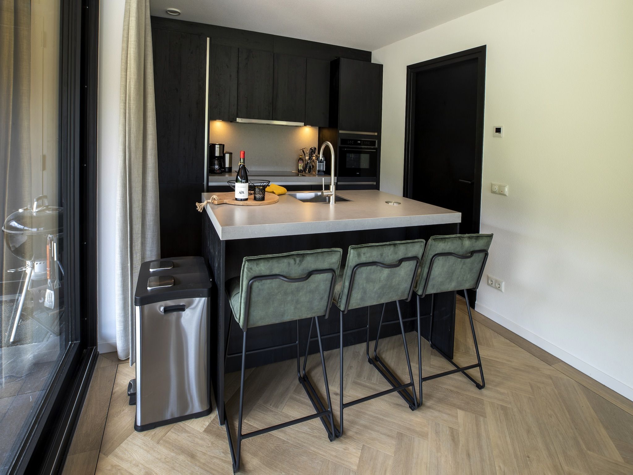 De keuken van Landgoed Eysinga State 6 in Sint Nicolaasga