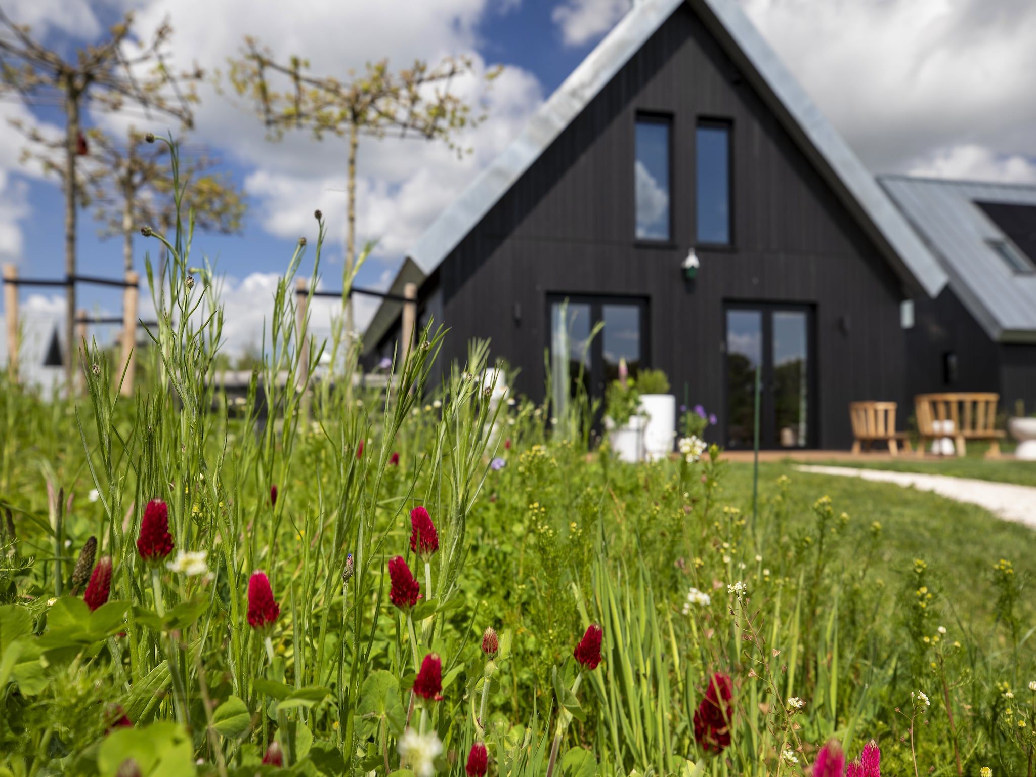 De tuin van Landgoed Eysinga State 6 in Sint Nicolaasga