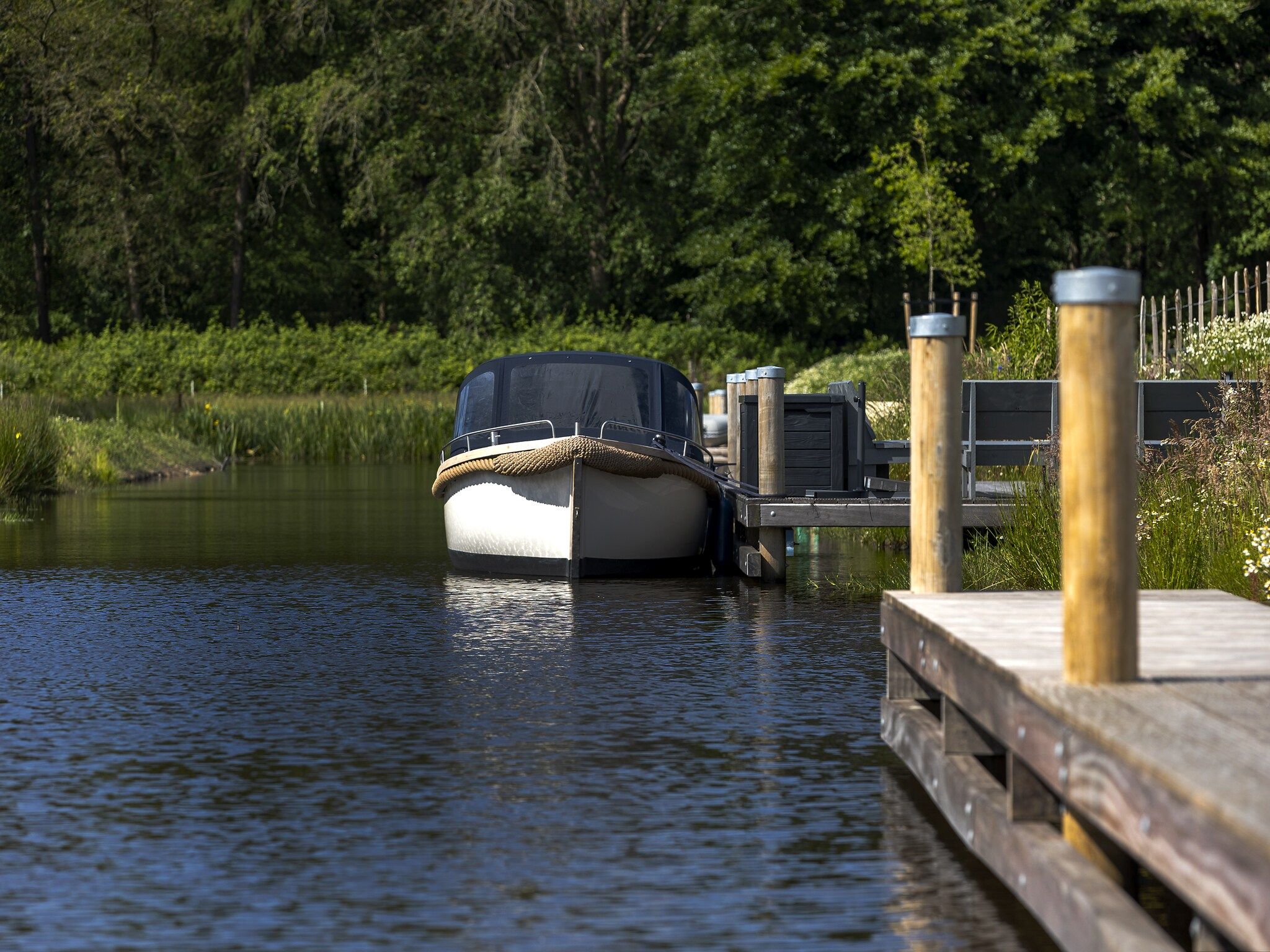 Parkfaciliteiten bij Landgoed Eysinga State 6 in Sint Nicolaasga