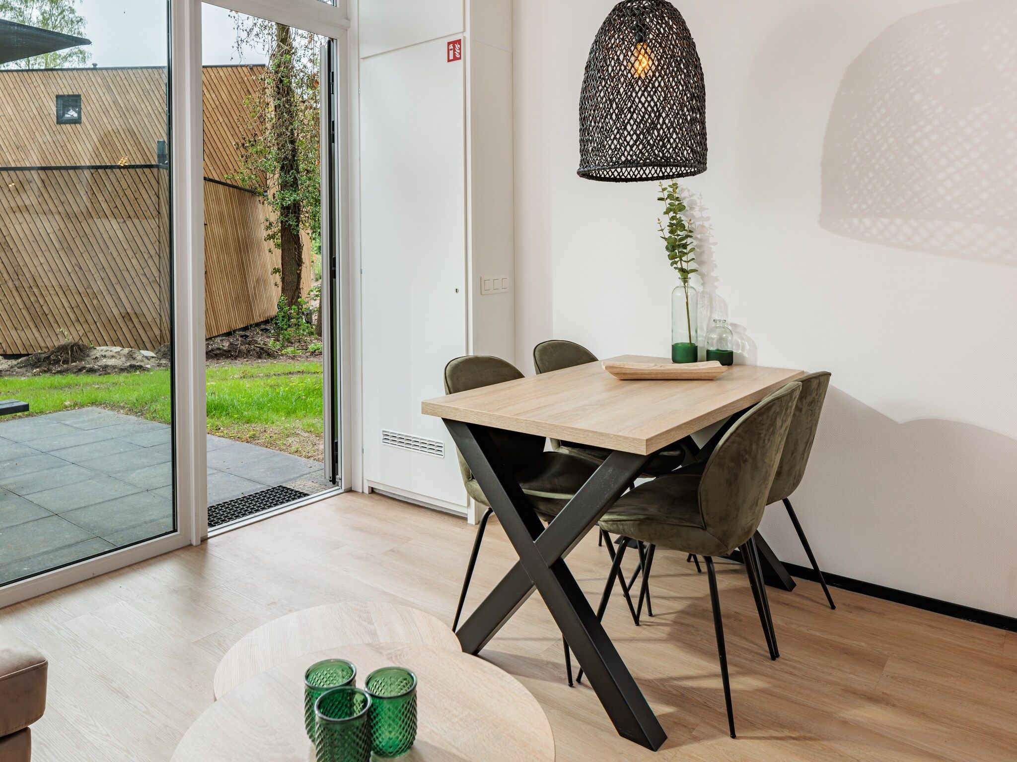 De woonkamer van Vakantiepark Schaijk 6 in Schaijk