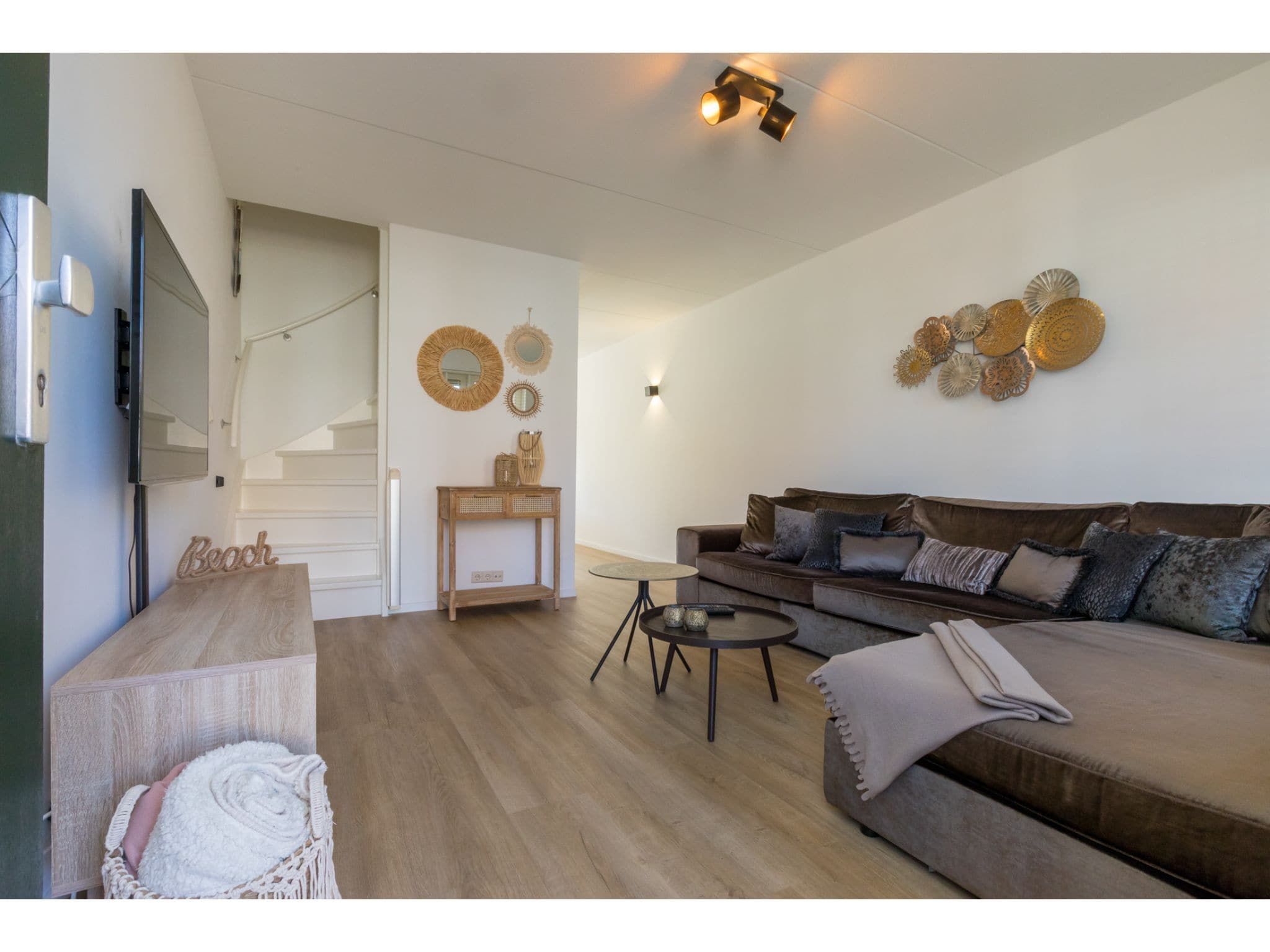 De woonkamer van Brouwersbuurt 23a  Domburg in Domburg