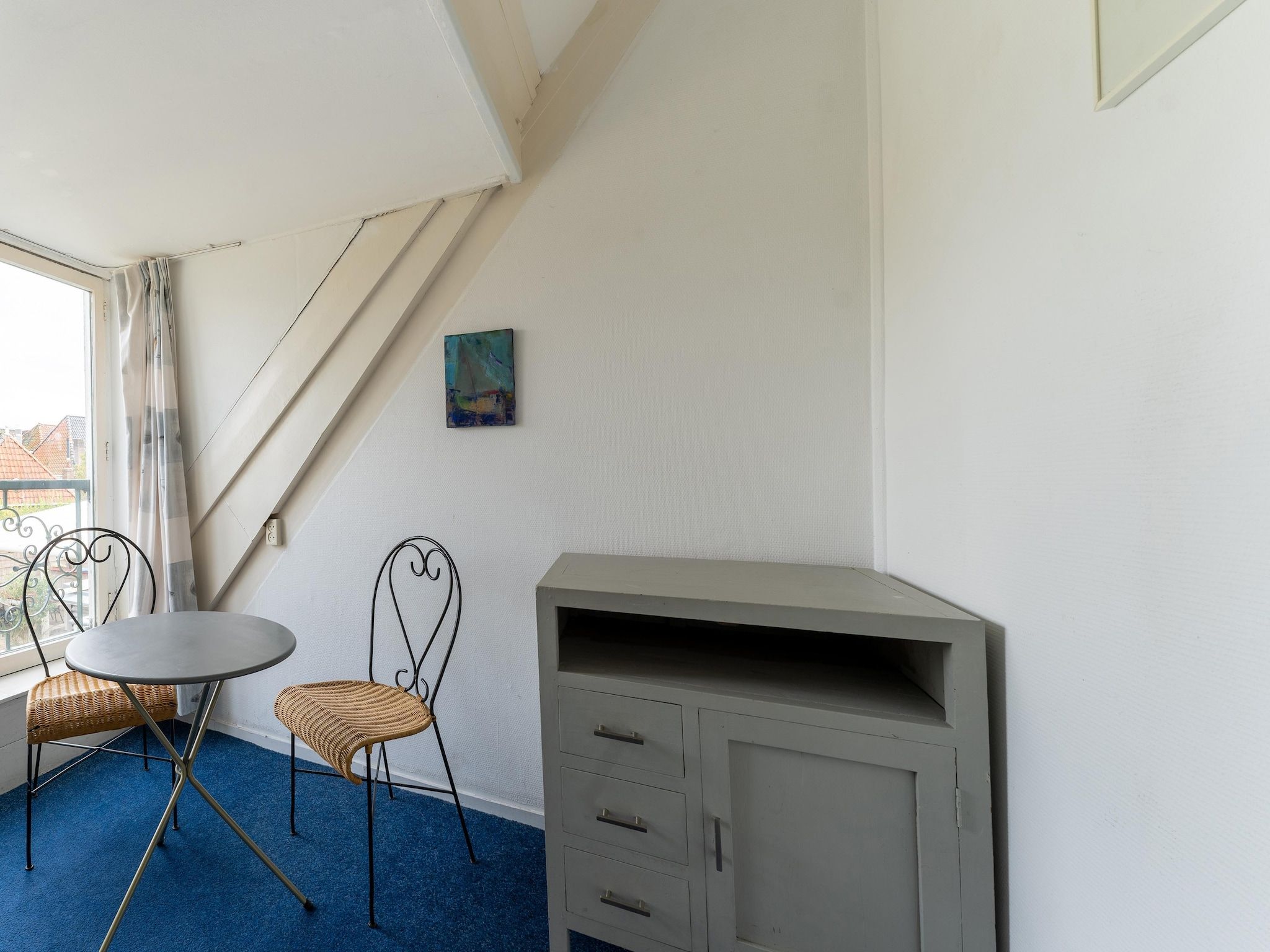 Een slaapkamer van Vakantiehuis Heeg in Heeg