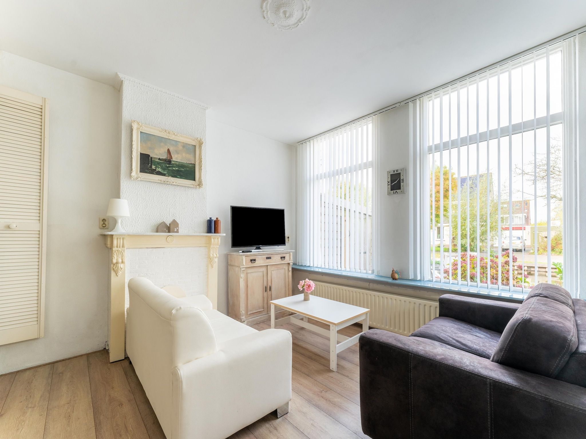 De woonkamer van Vakantiehuis Heeg in Heeg