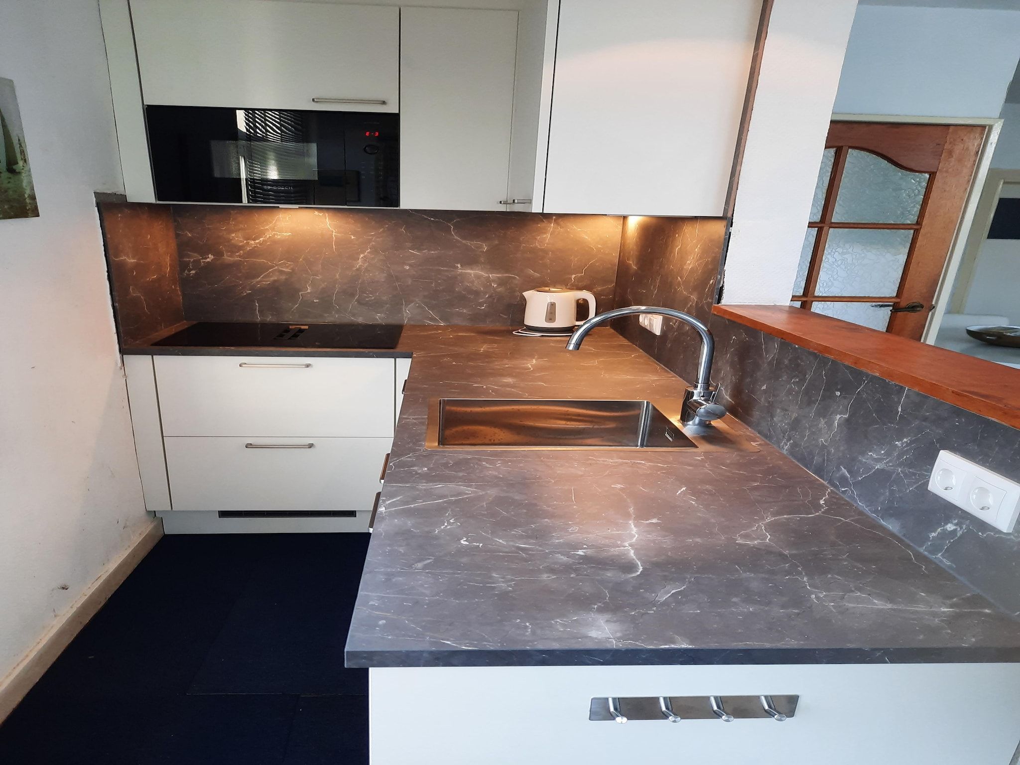 De keuken van Vakantiehuis Heeg in Heeg