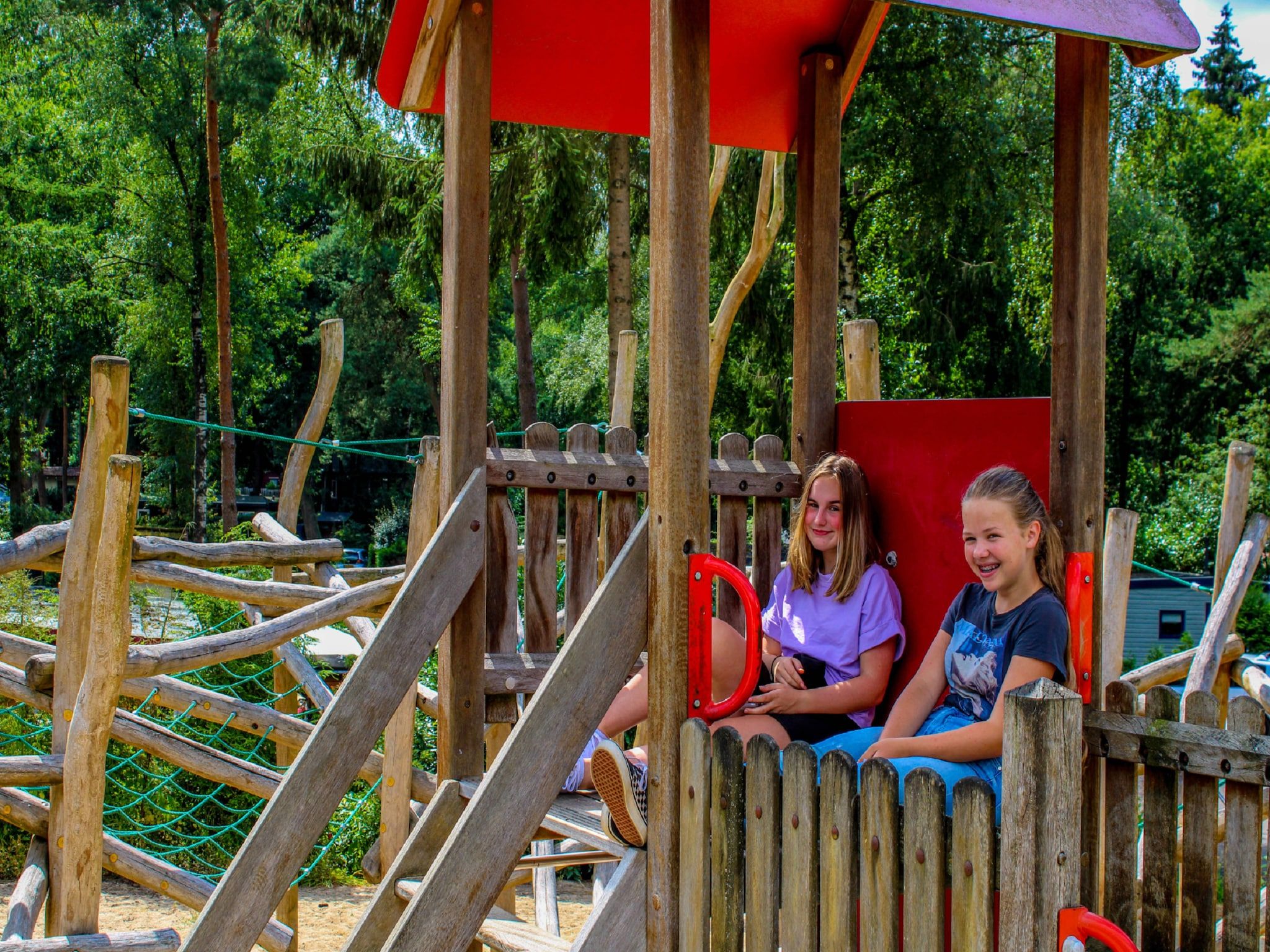 Parkfaciliteiten bij Vakantiepark De Rimboe & De Woeste Hoogte 38 in Hoenderloo