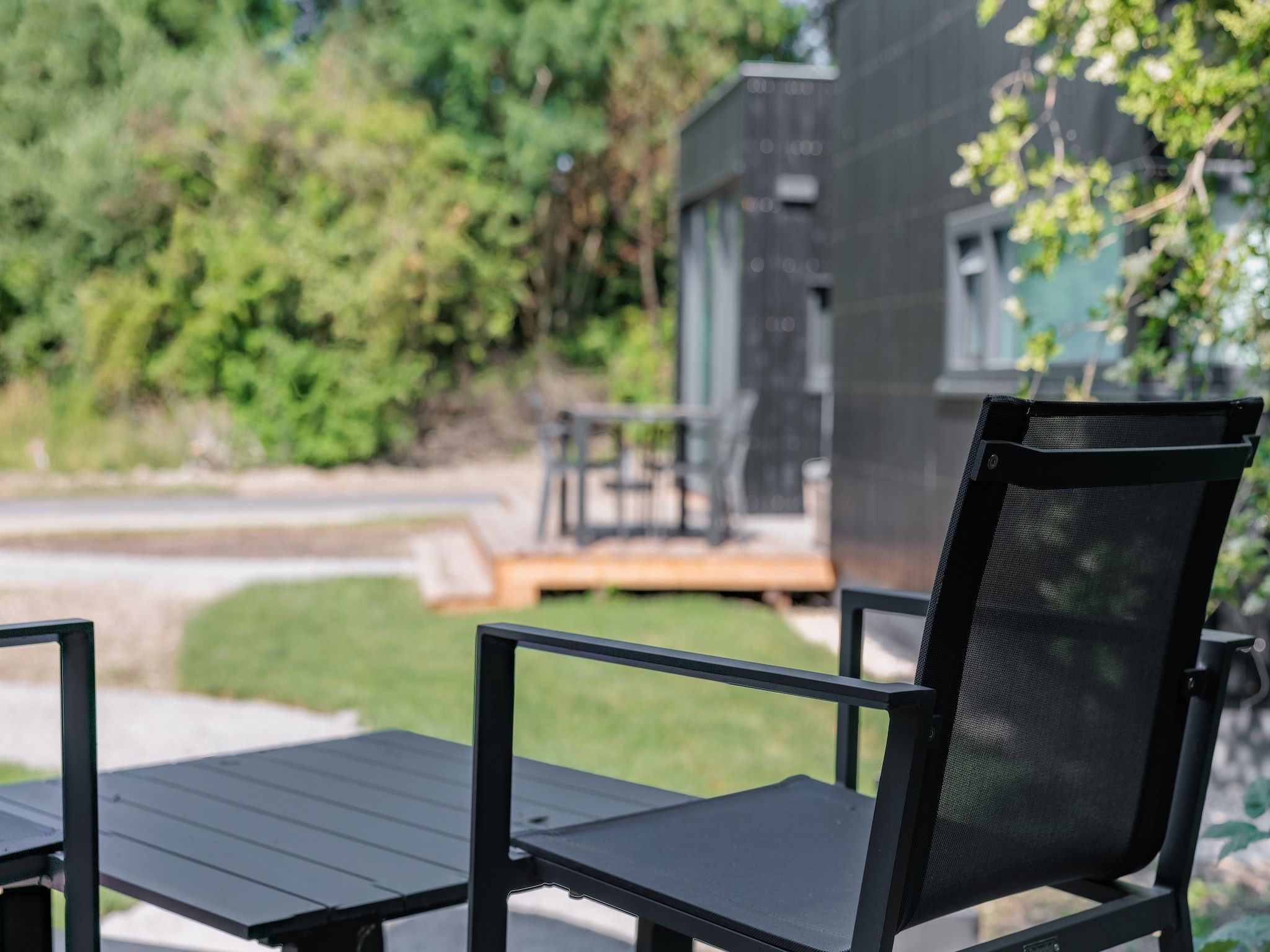 Het terras van Noordzee Résidence De Banjaard 23 in Kamperland