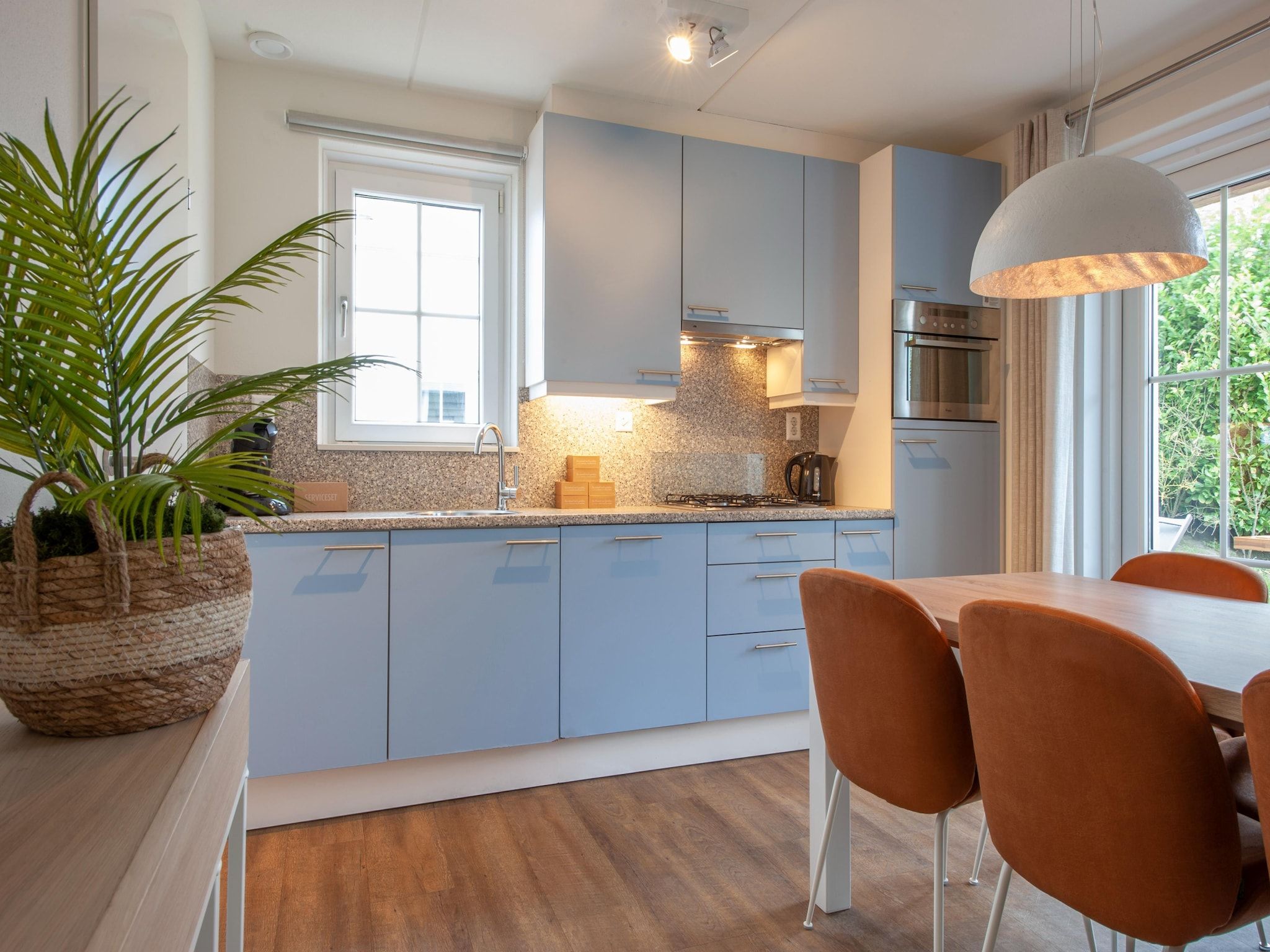 De keuken van Noordzee Résidence Cadzand-Bad 15 in Cadzand-Bad