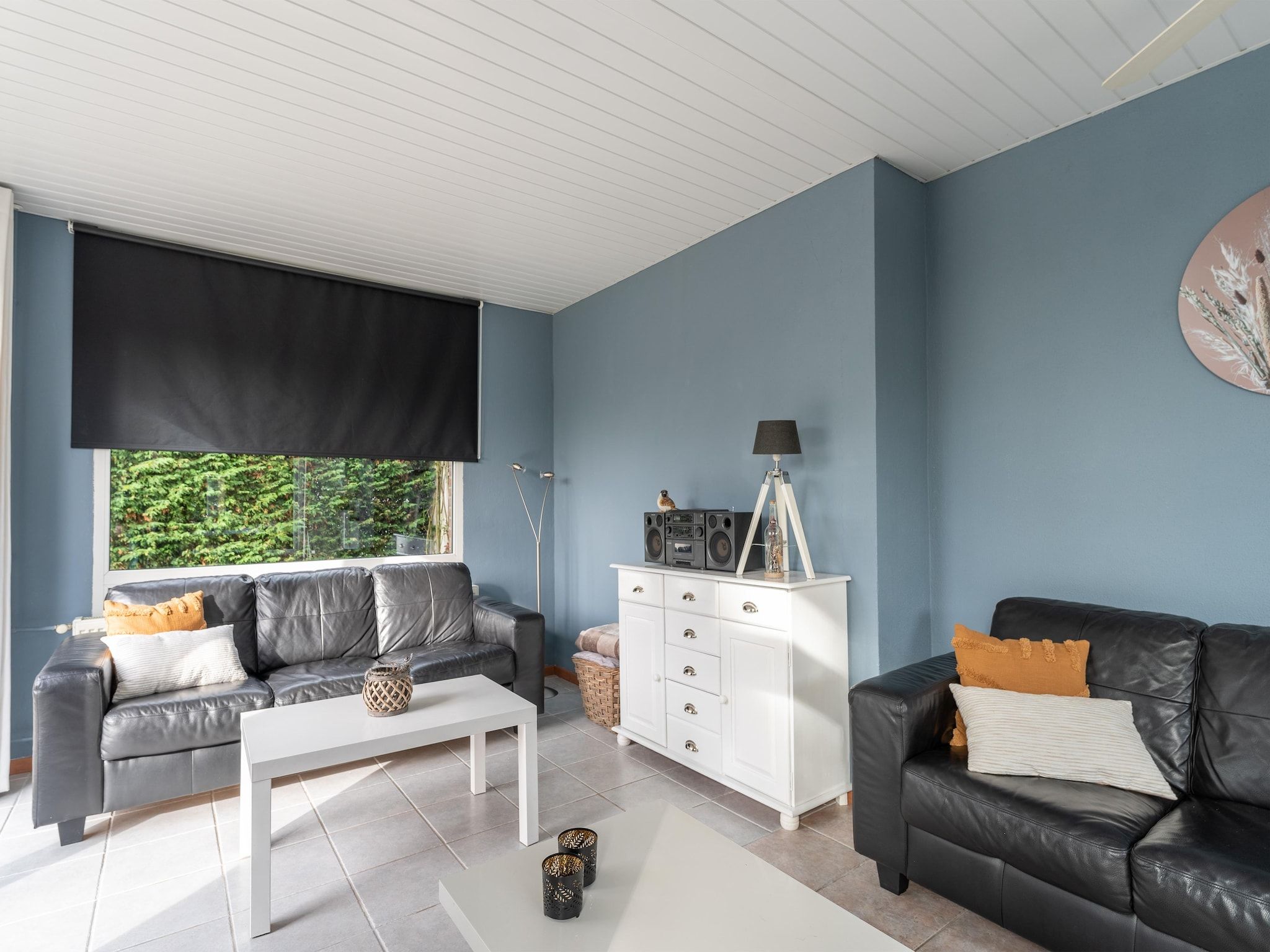 De woonkamer van Scheldeoord 70 in Baarland