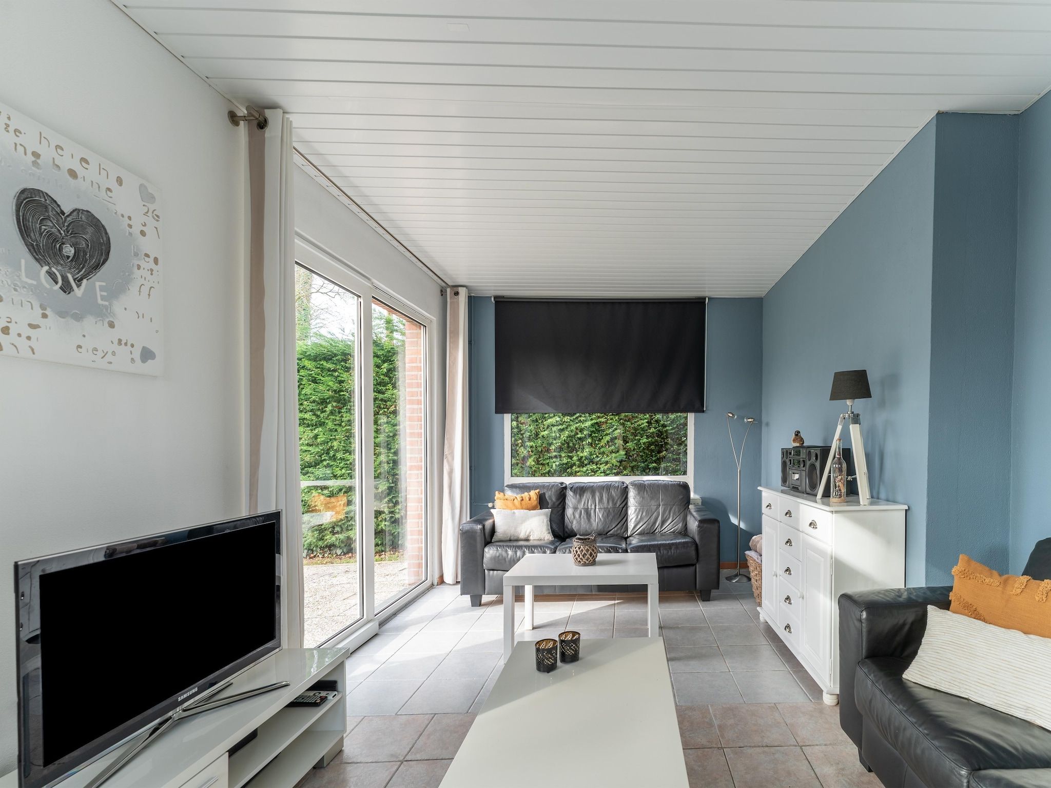 De woonkamer van Scheldeoord 70 in Baarland