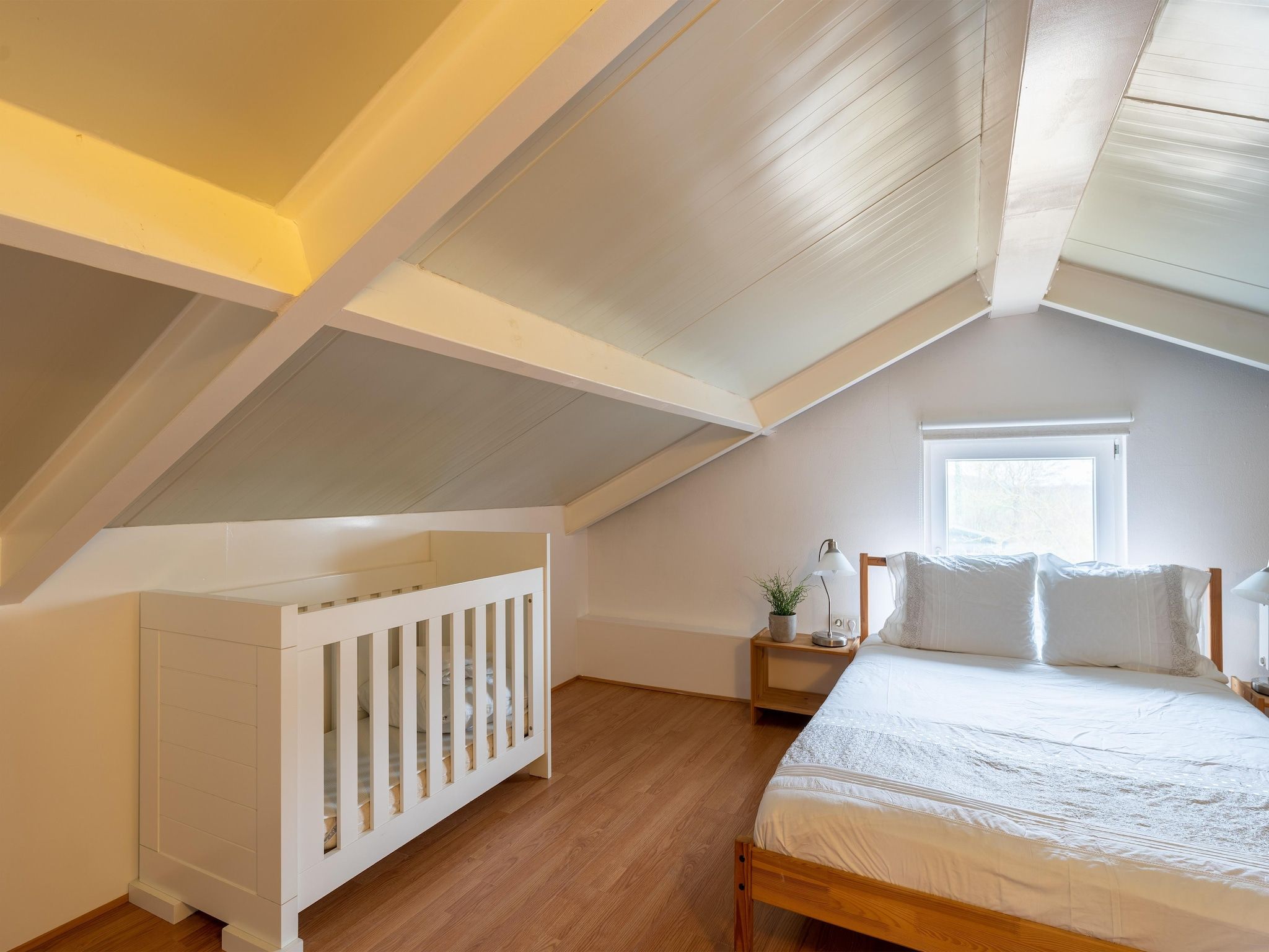 Een slaapkamer van Scheldeoord 70 in Baarland